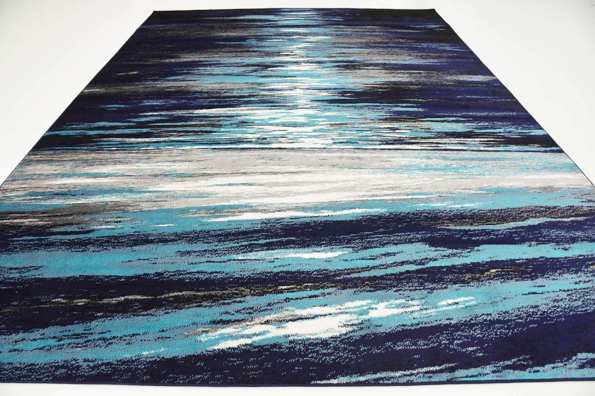 Unique Loom Metro Collection Area Rug 9' x 12' 2