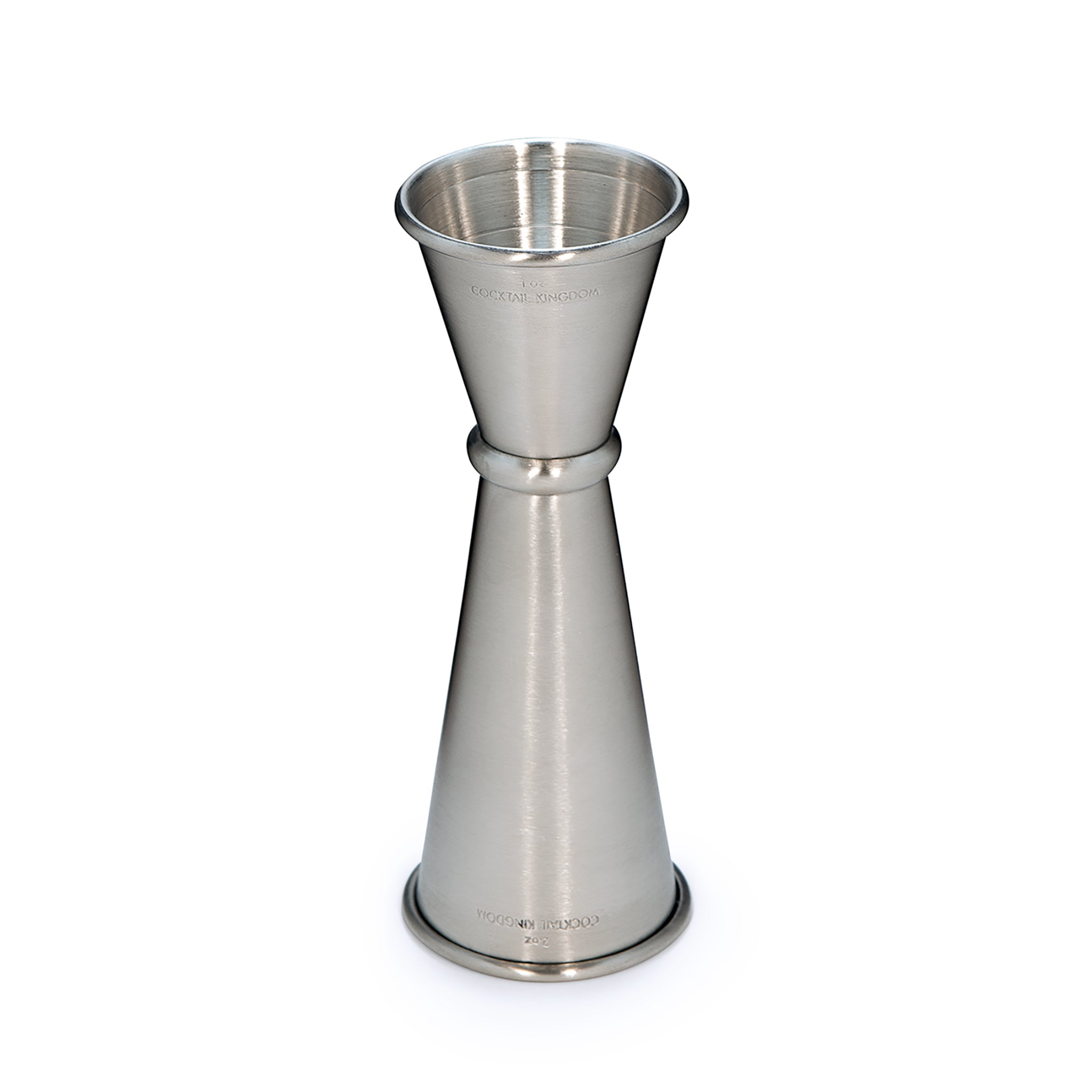 Premium Japanese Style Stainless Steel Jigger - 1oz & 2oz Dual Measuring Cup for Cocktails, Coffee & Baking - Perfect for Bartenders, Baristas & Home Mixologists
