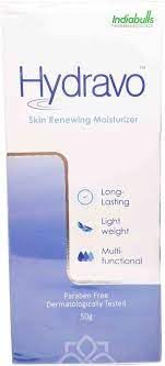 Hydravo Skin Renewing Moisturizer for Acne-Prone Skin - Oil-Free 72-Hour Hydration, Long-Lasting Face Cream (50g) | Perfect for Daily Skincare Routine & Post-Acne Treatment