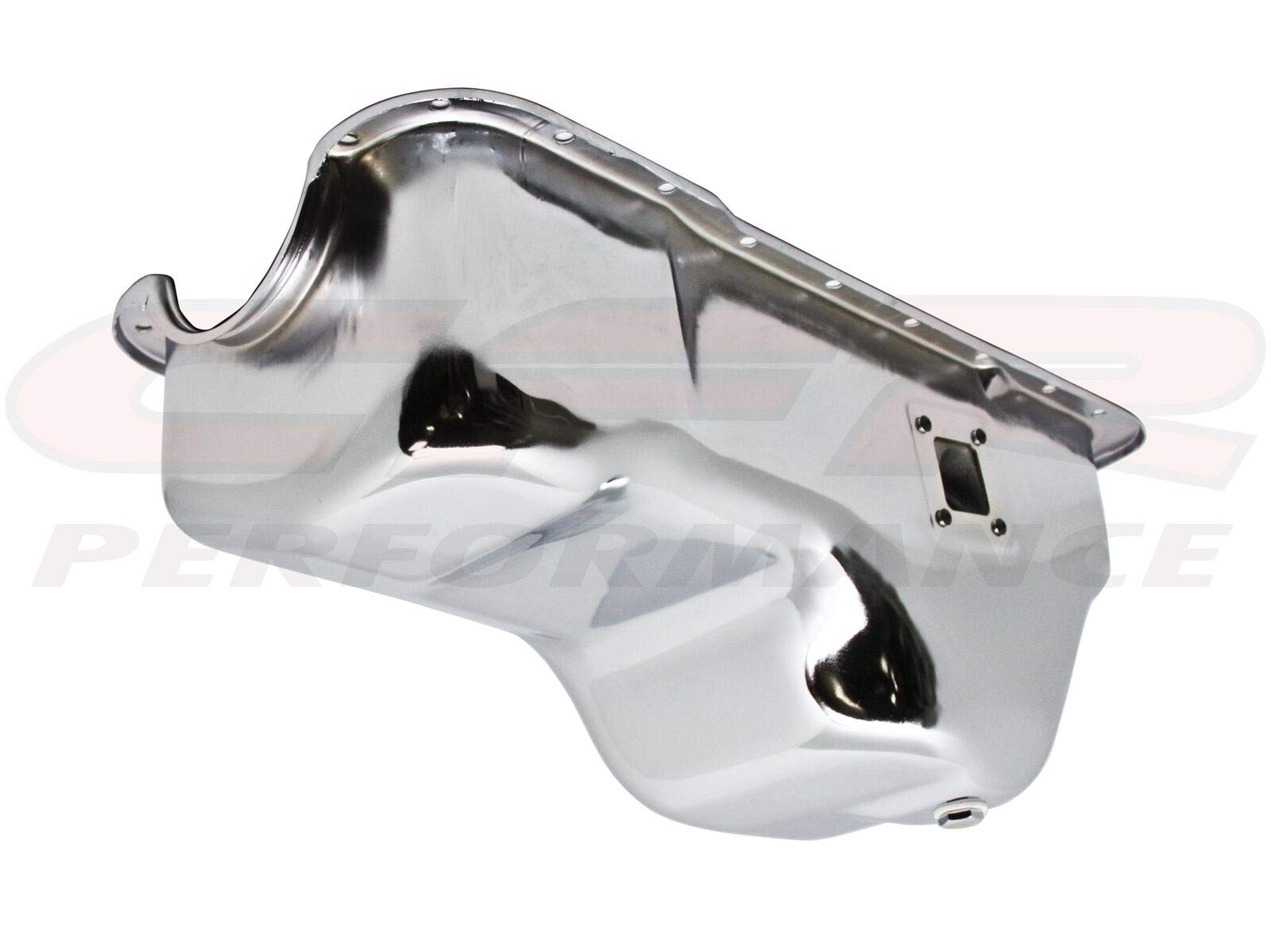1981-1987 Ford F100 F150 F250 F350 351W 5.8L Small Block Chrome Steel Oil Pan - 4 Quart Capacity | Perfect for Engine Upgrades & Restoration Projects
