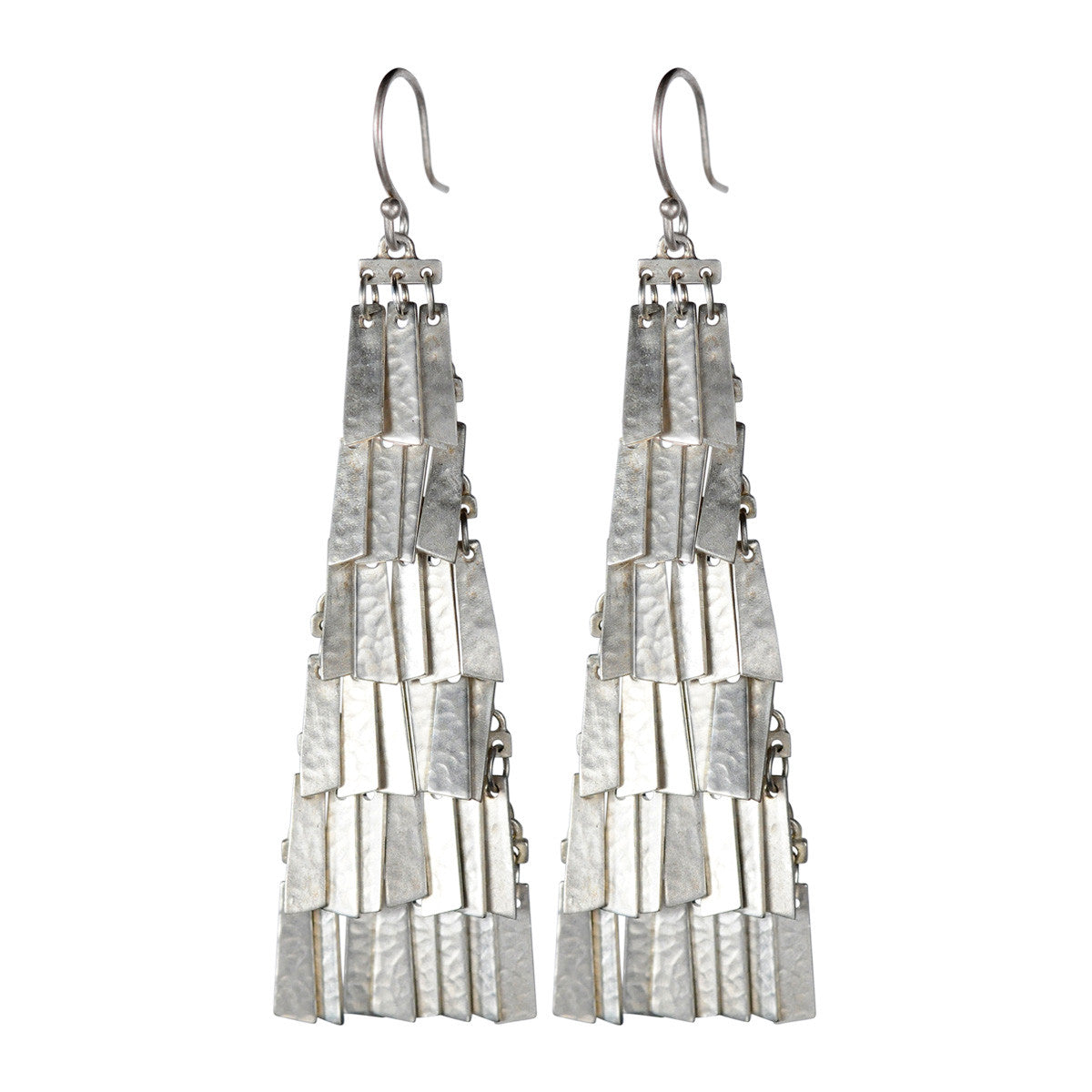 925 Sterling Silver Long Curtain Earrings for Women - Elegant Dangle Drop Earrings for Party, Wedding & Evening Wear