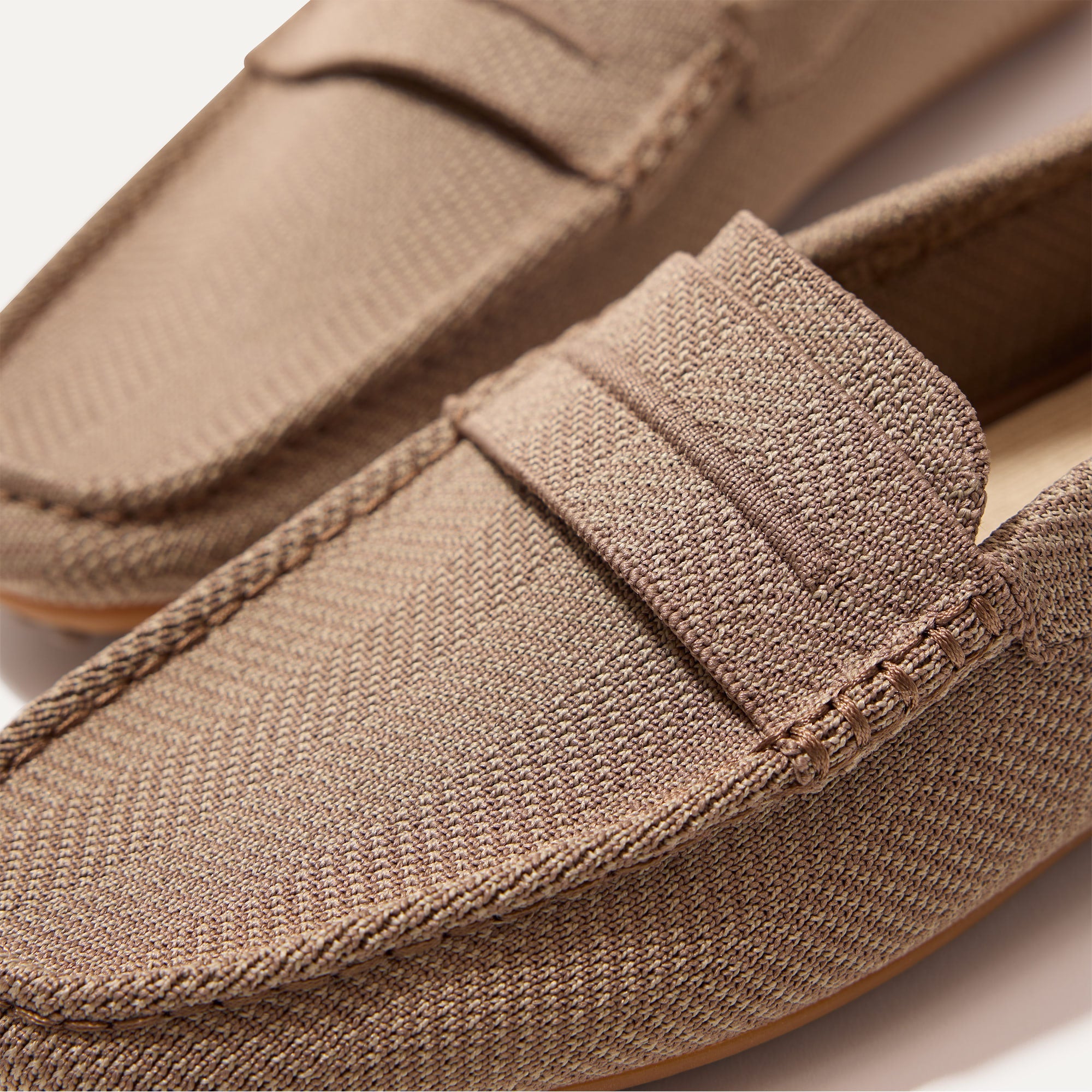 Portobello Herringbone Driving Loafers for Men - Comfortable Slip-On Shoes for Casual Wear, Work & Travel