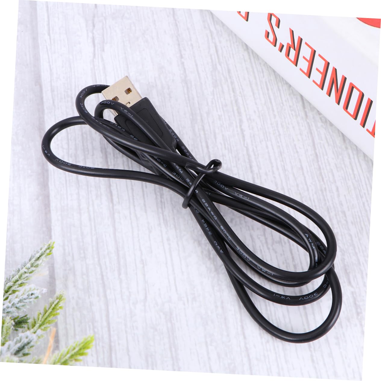 1M USB to DC Power Extension Cable - Black USB Power Supply Extender Wire for Laptops, Printers, Cameras | Home & Office Use