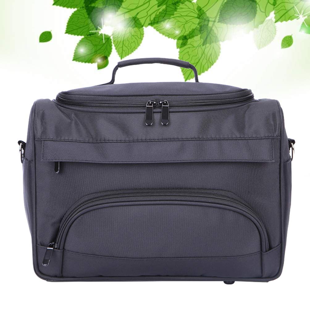 HOMSFOU Large Men's Travel Toiletry Bag - Barber Hairstyling Case & Makeup Organizer for Men - Durable Tote Storage Bag for Travel, Gym, and Business Trips