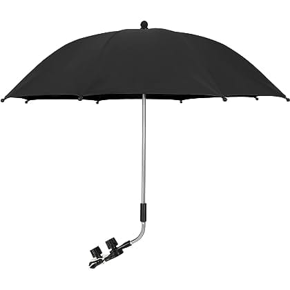Stylish Blue Bumbershoot Black Umbrella - Waterproof Windproof Compact Travel Umbrella for Rainy Days, Commuting, Outdoor Events