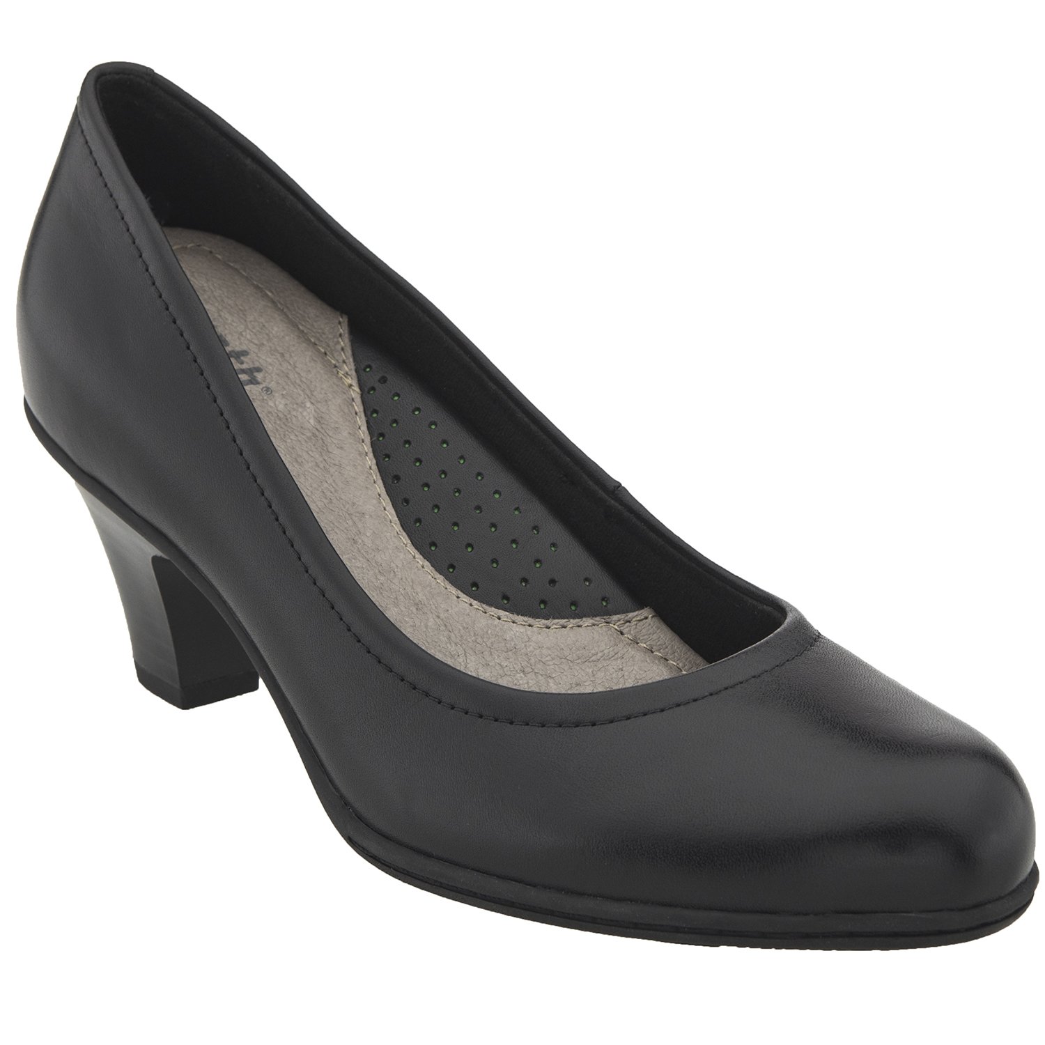 Earth Women's Bijou Black Pump Heels - Size 7 Medium | Comfortable Dress Shoes for Work, Party & Special Occasions