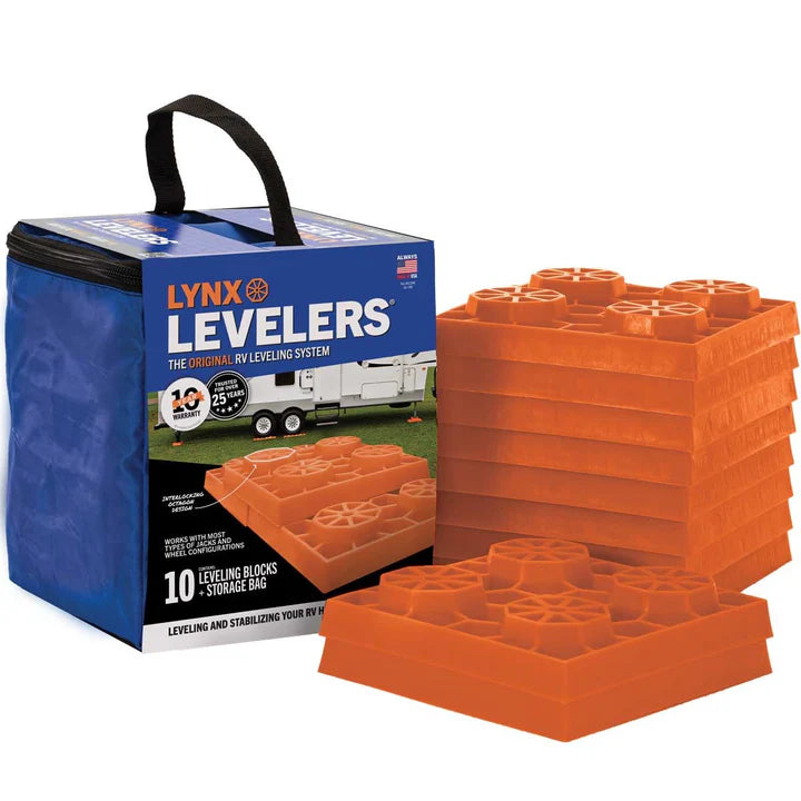 LYNX 10 Pack Levelers - Part #15 0287 - Perfect for Furniture, Appliances, and Cabinet Installation