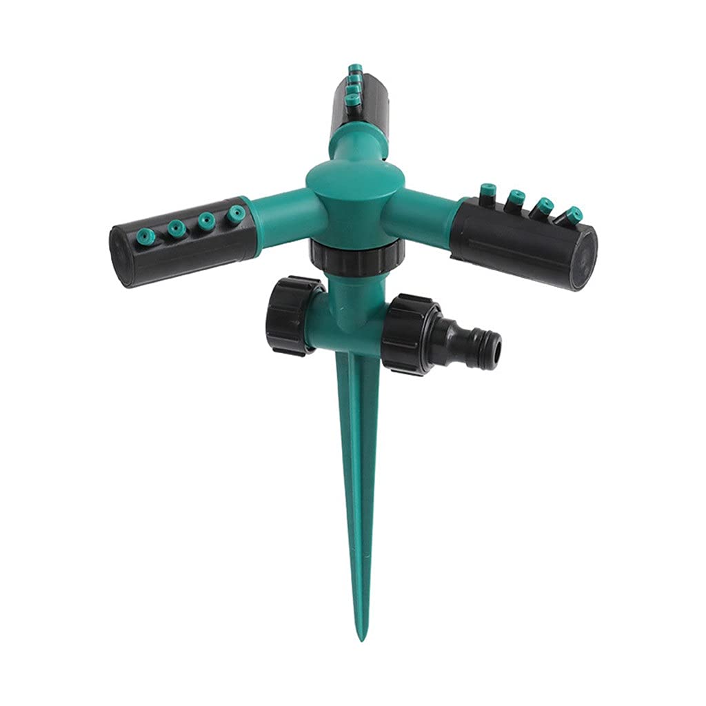 360° Rotating Lawn Sprinkler - Automatic Garden Watering System with Adjustable Spray Nozzle for Grass, Plants & Small Yards | Perfect for Lawn Irrigation, Garden Care & Backyard Watering
