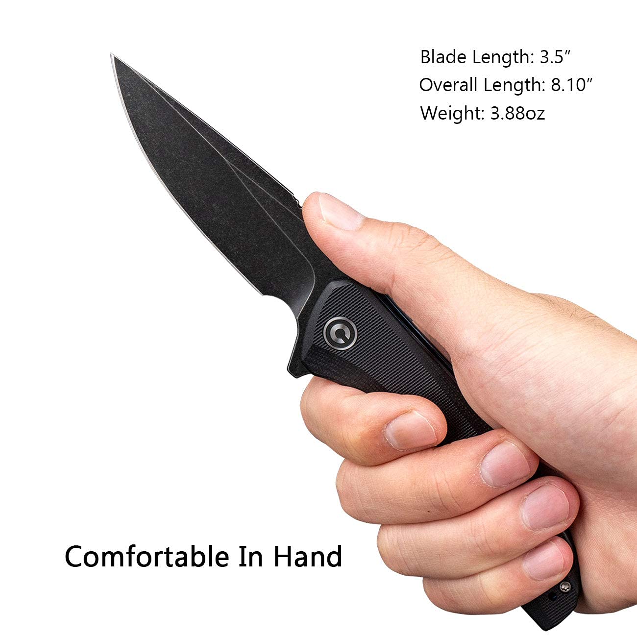CIVIVI Brazen Tanto Blade Folding Knife with Baklash - Premium EDC Knife Set for Outdoor, Camping & Everyday Carry