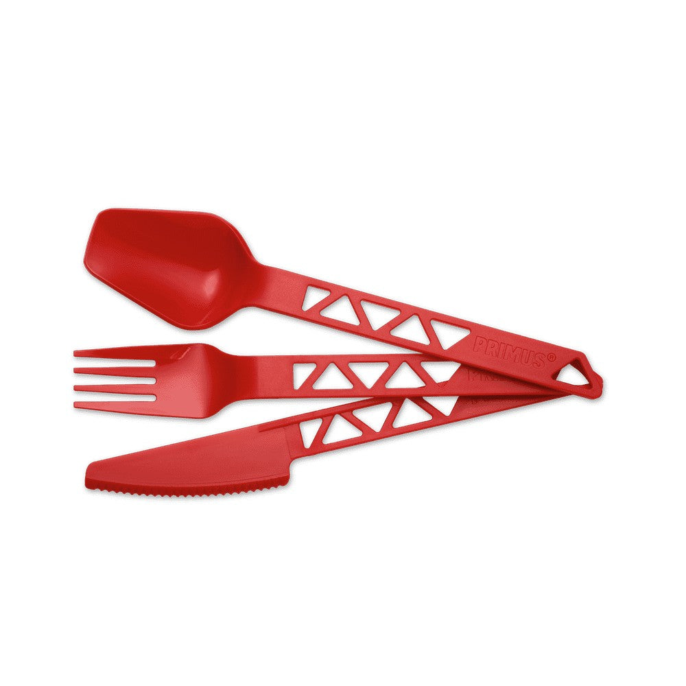 Primus Lightweight Trail Cutlery Set - Durable Tritan Plastic Camping Utensils for Hiking, Backpacking & Outdoor Adventures