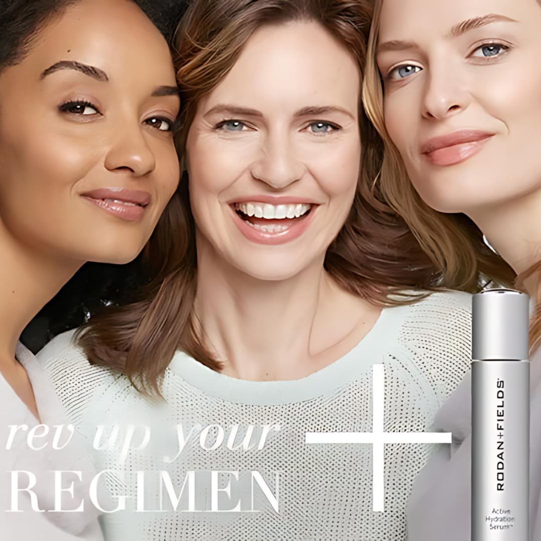 Rodan + Fields Active Hydration Serum 1.0 Fl Oz - Intense Moisture Boosting Facial Serum for Dry Skin, Hydrating & Plumping Formula - Perfect for Daily Skincare Routine & Nighttime Hydration Treatment