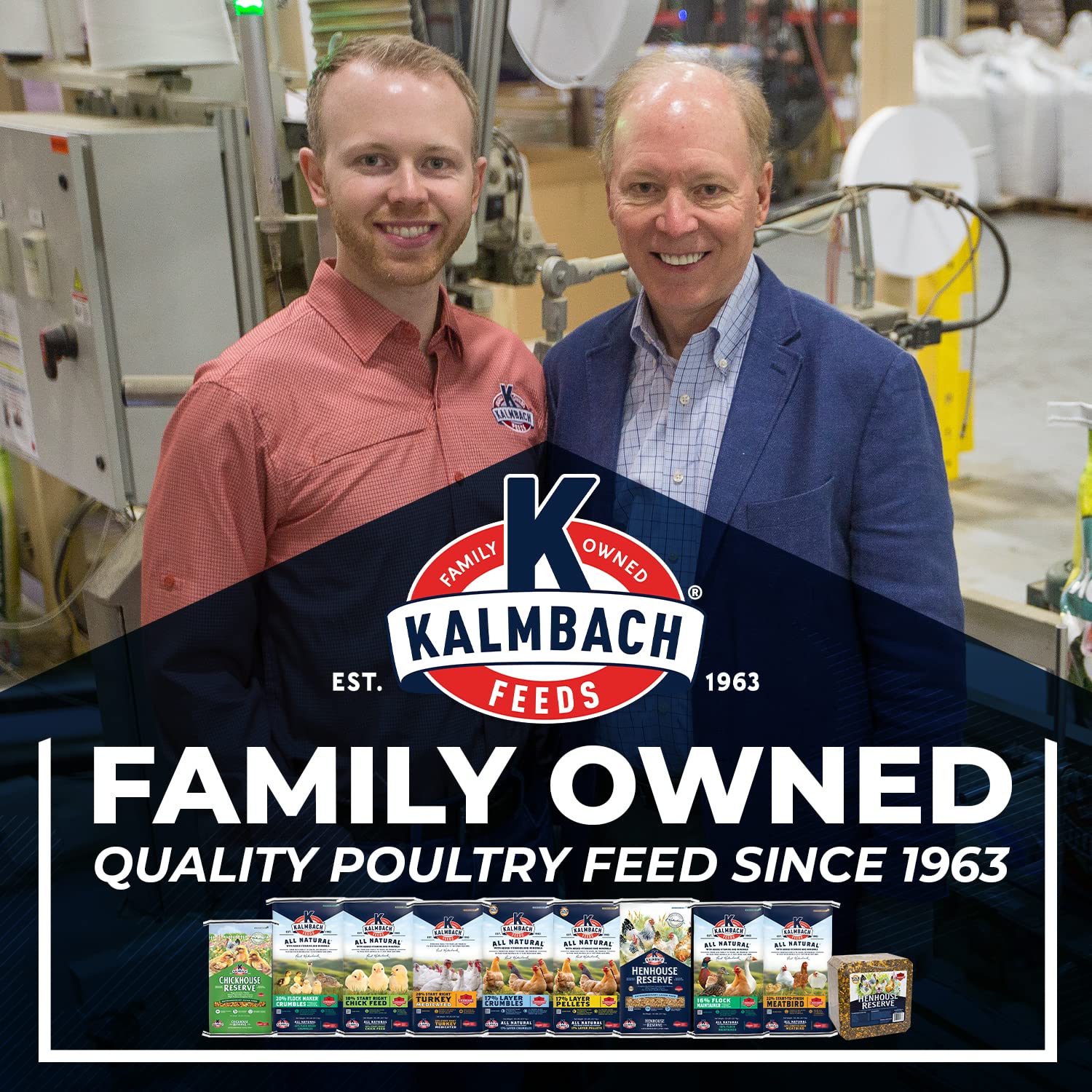 Kalmbach Feeds 20% Flock Maker Crumbles - High Protein Chicken Feed for Mixed Flocks of Poultry (50 lb Bag) - Perfect for Laying Hens, Broilers & Backyard Chickens