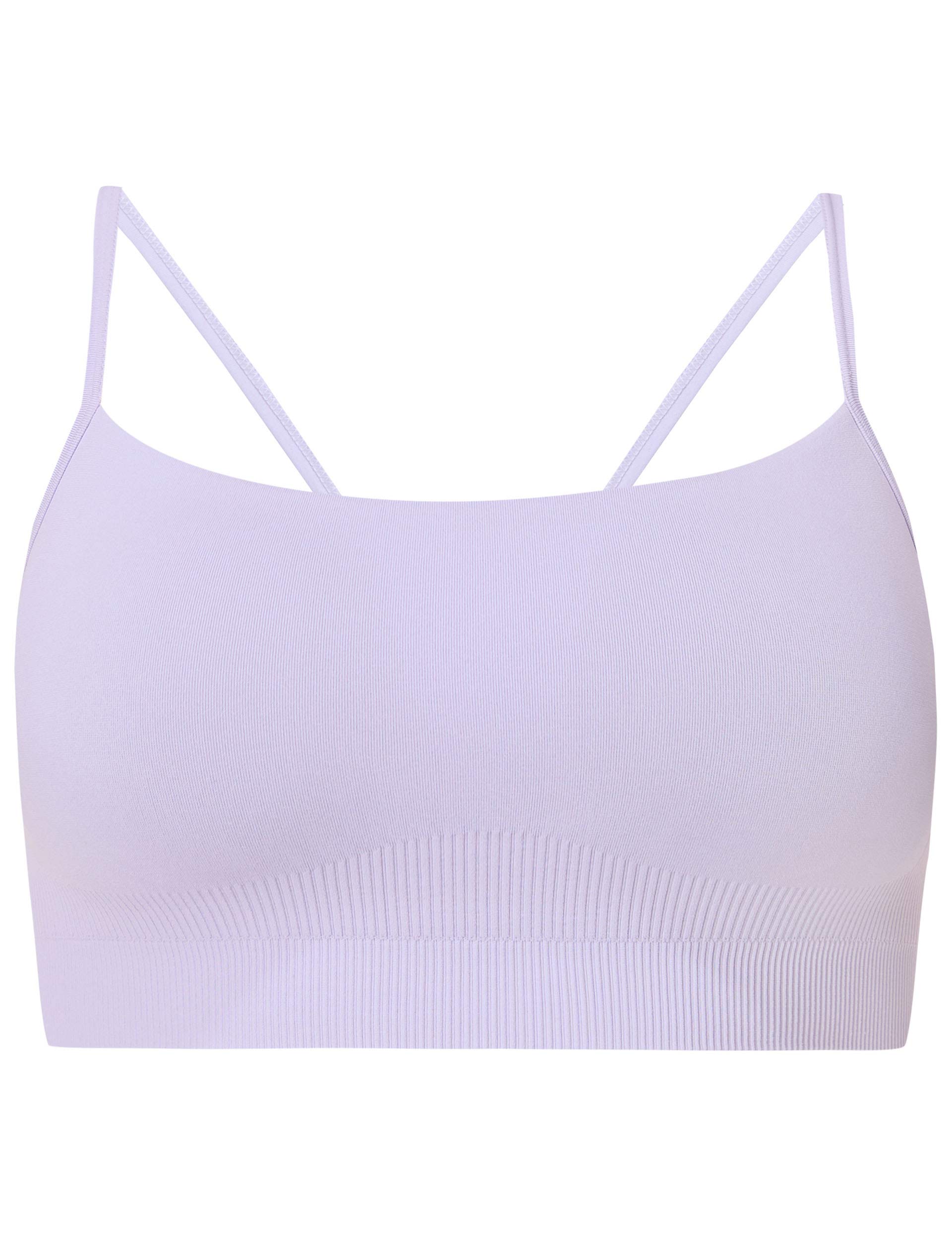 Spirit Restored Yoga Bra - Heather Purple | High Support Workout Sports Bra for Women | Perfect for Yoga, Pilates & Gym