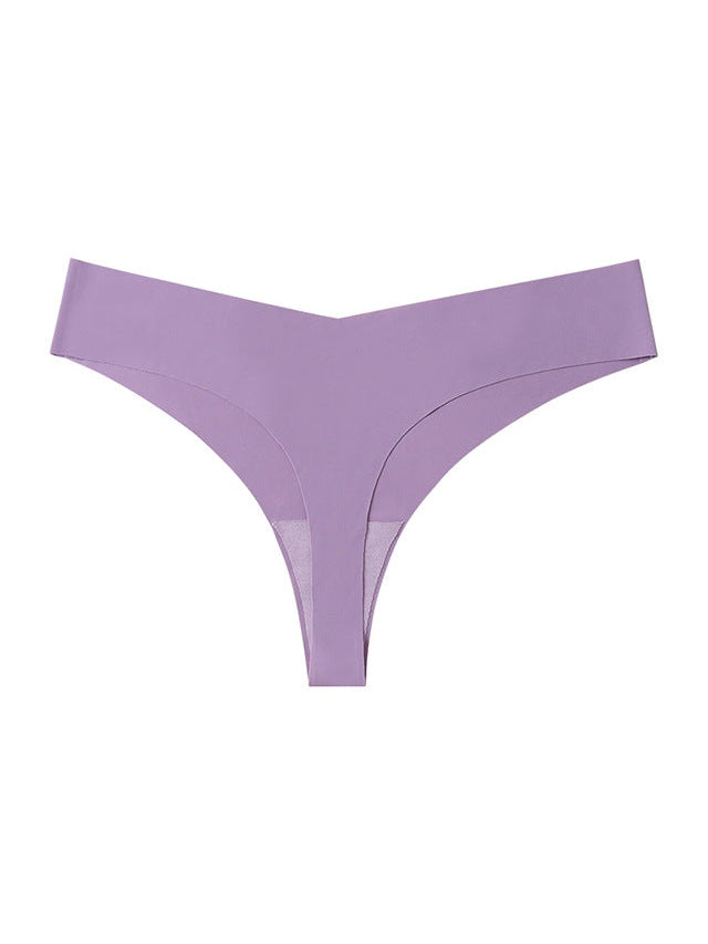 ZASUWA Women's Seamless V-Shape Waisted T-Back Underwear - Sexy Comfortable Lingerie for Everyday Wear & Special Occasions