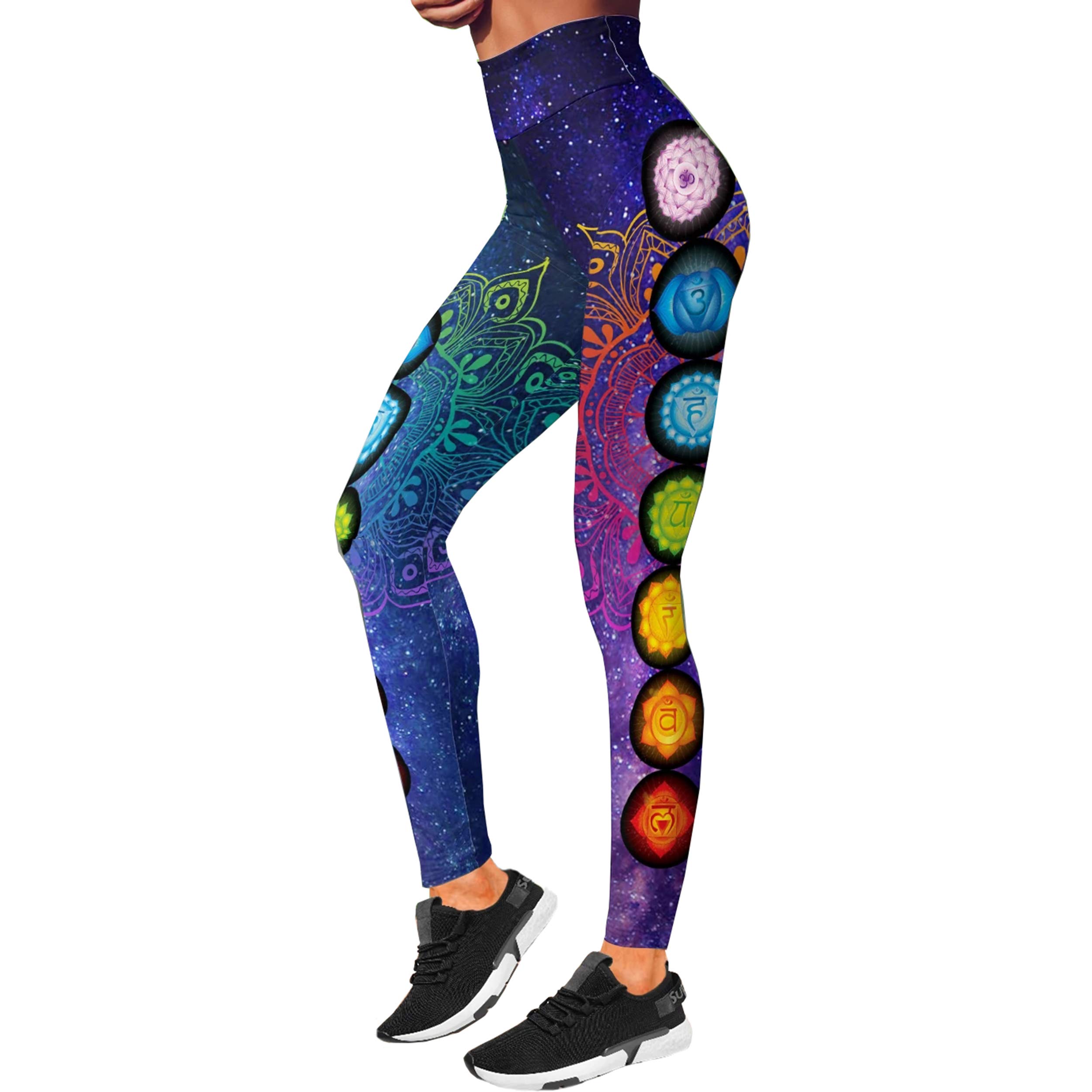 Women's Sugar Skull Yoga Outfit 2-Piece Set - Sport Tank Top & Leggings for Workout, Gym, and Activewear | Perfect for Yoga, Running, and Fitness Training