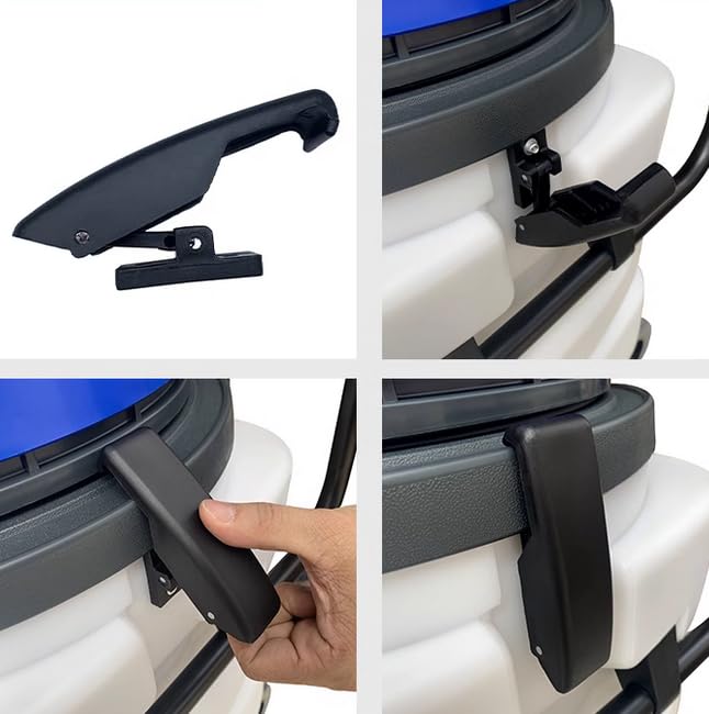 Industrial Vacuum Cleaner Door Buckle & Draw Latch - Heavy Duty Toggle Latches for Canister Vacuums (2Pcs) - Secure Fastening Barrel Body & Accessories - Perfect for Workshop, Garage, and Commercial Cleaning Equipment Maintenance
