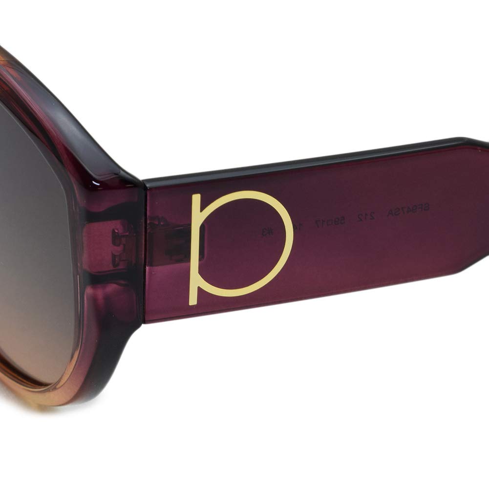 Ferragamo SF 947 SA 212 Sunglasses - Wine & Caramel Tortoise Frame - Luxury Designer Shades for Women & Men - Perfect for Outdoor Activities, Beach, Driving & Fashion Statement