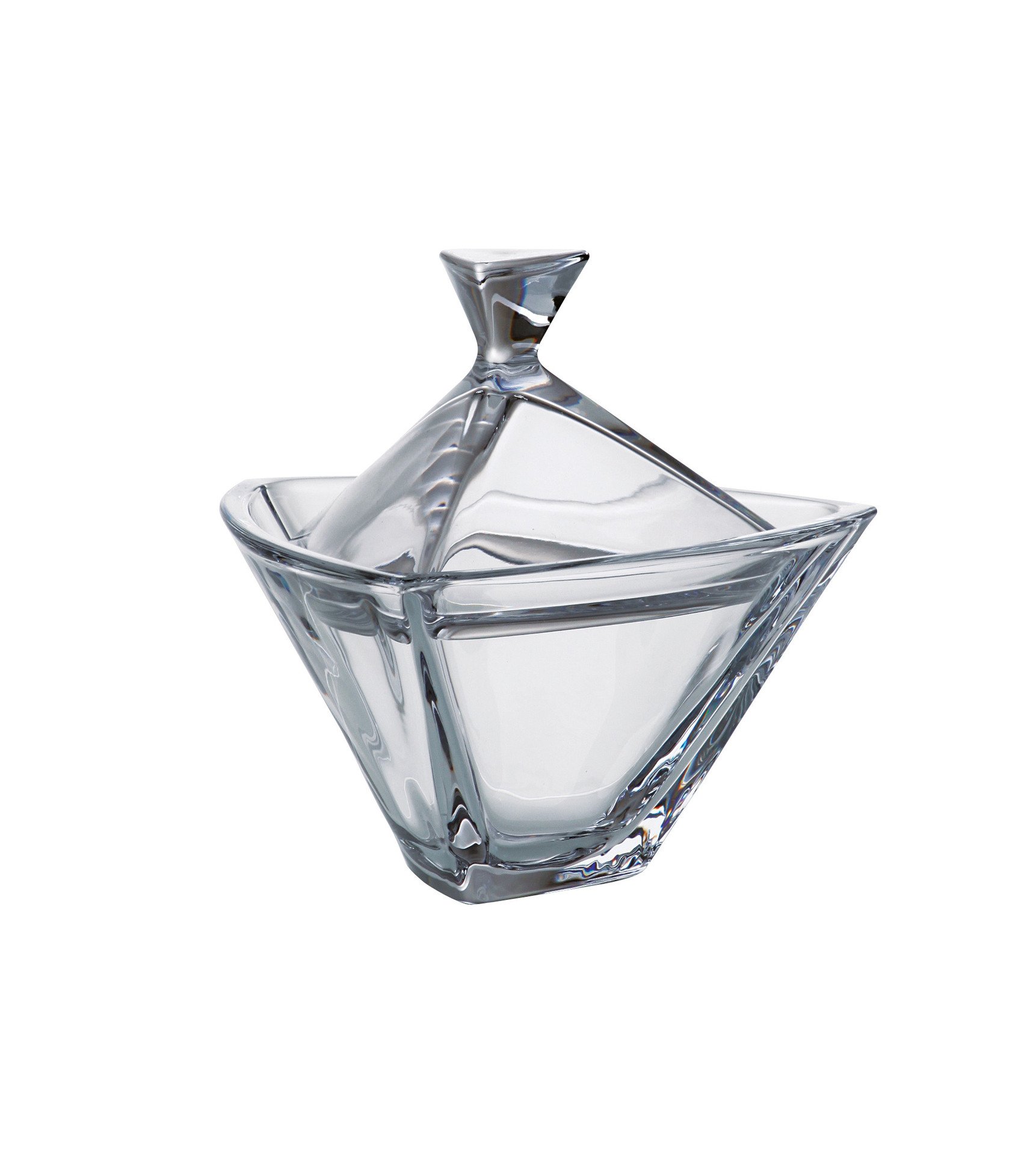 Premium European Glass Candy Dish & Jewelry Box - 7