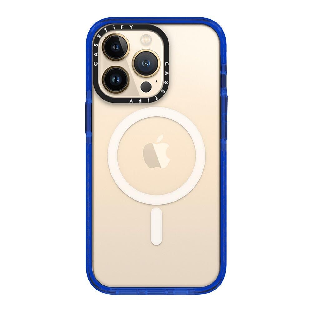 CASETiFY Impact iPhone 13 Pro Case - 4X Military Grade Drop Protection, Magsafe Compatible, Shockproof Phone Cover for iPhone 13 Pro - Perfect for Outdoor Adventures, Travel & Daily Protection (Blue)