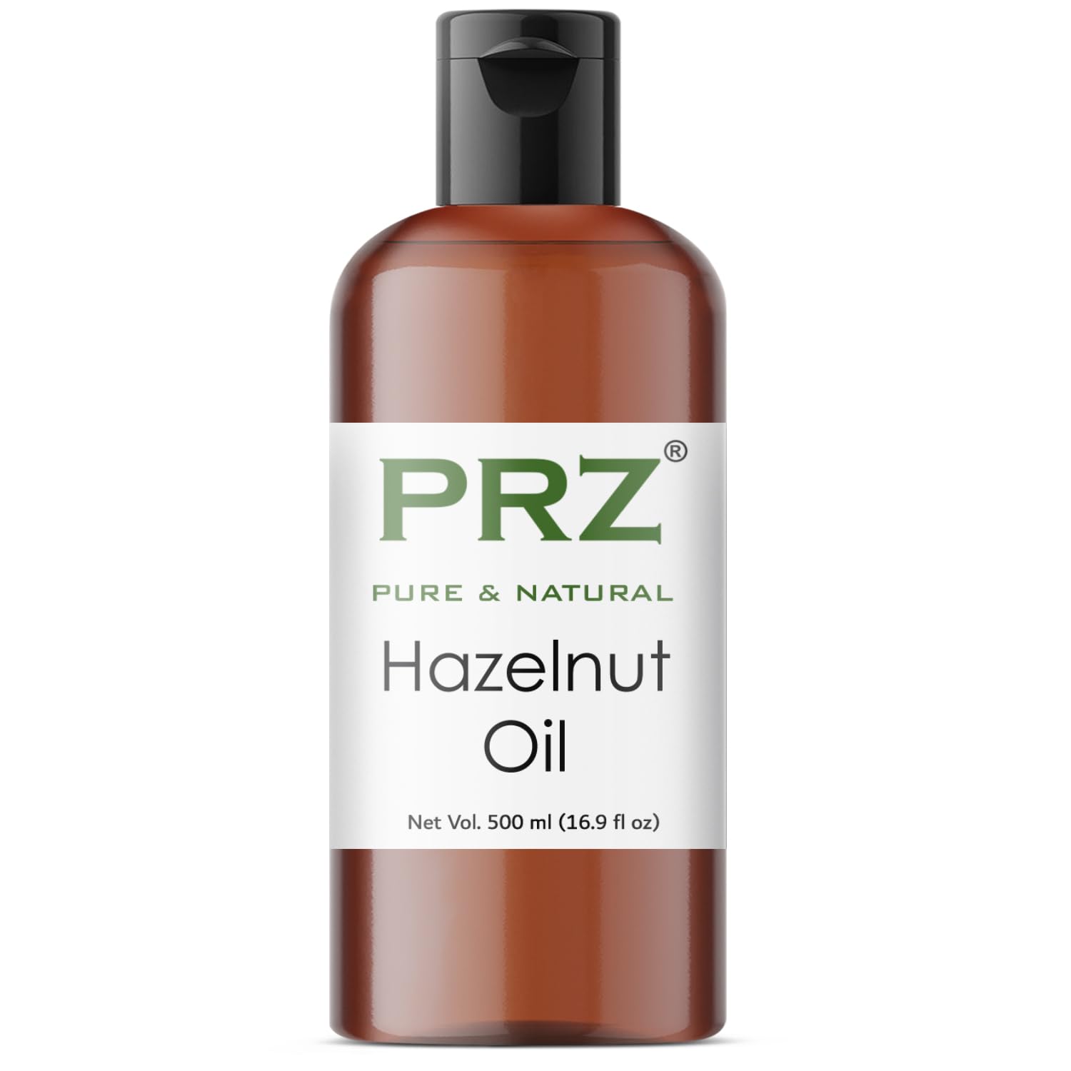 Pure Hazelnut Carrier Oil - 500ml for Aromatherapy, Skin & Hair Care | Massage & Beauty
