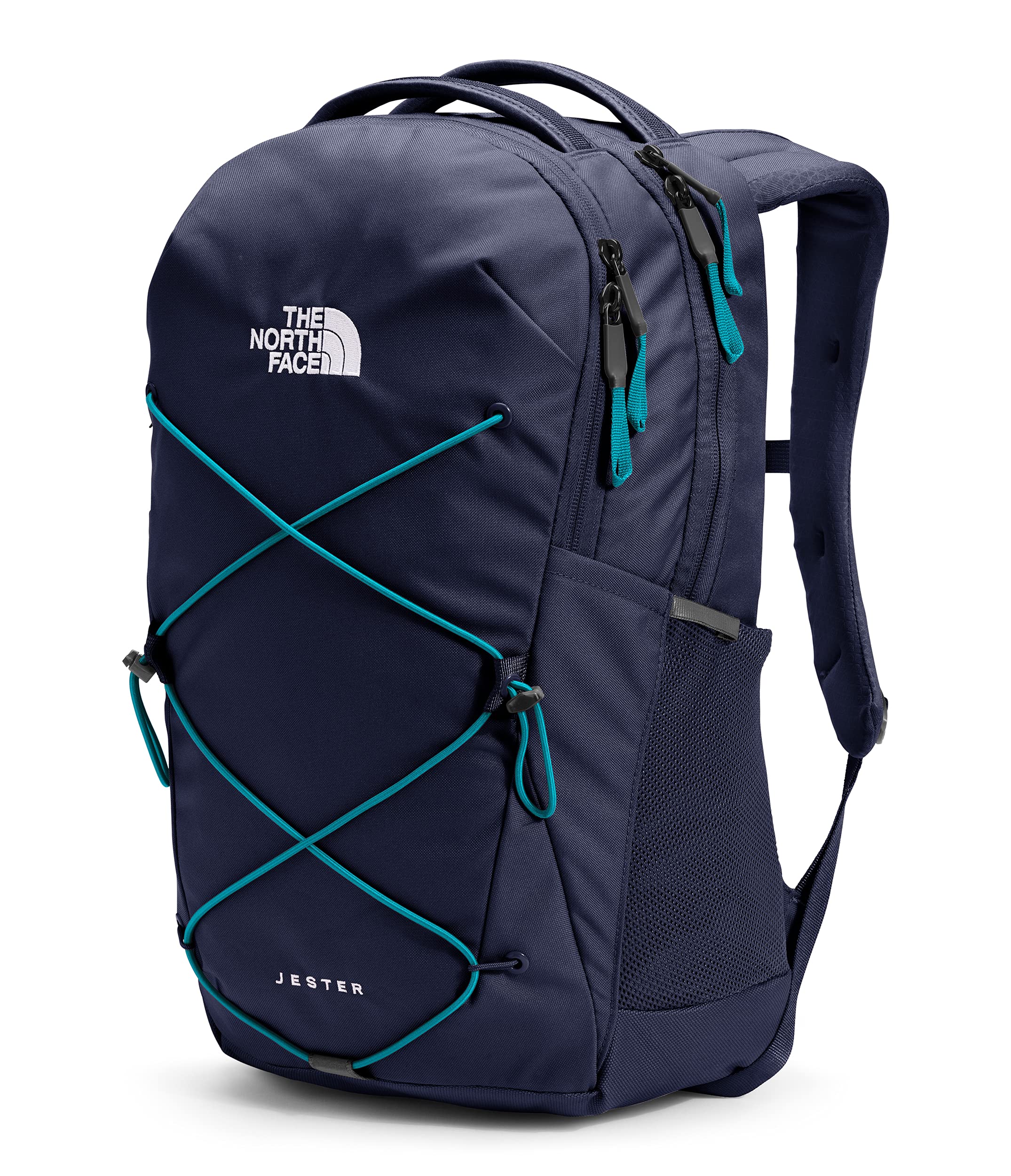 THE NORTH FACE Women's Jester Backpack - TNF Navy/Enamel Blue Water-Resistant Daypack for Hiking, Travel & School - Durable One Size Backpack with Laptop Compartment