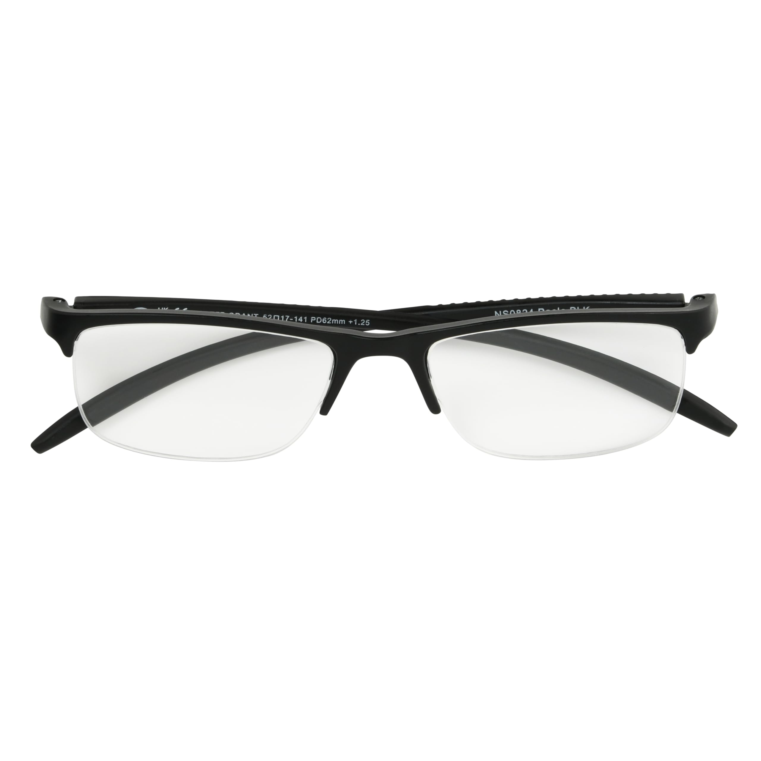 Foster Grant Men's Paolo Square Reading Glasses +1.50 to +3.50 Strength - Classic Tortoise Frame for Reading, Computer & Office Use