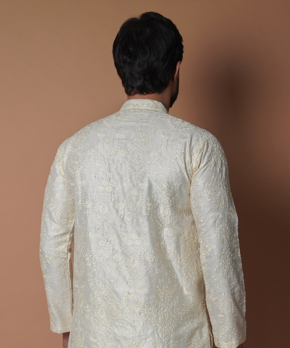 Elegant Chikankari Kurta & Pyjama Pants Set for Women - Handcrafted Indian Ethnic Wear for Festivals, Weddings & Casual Outings