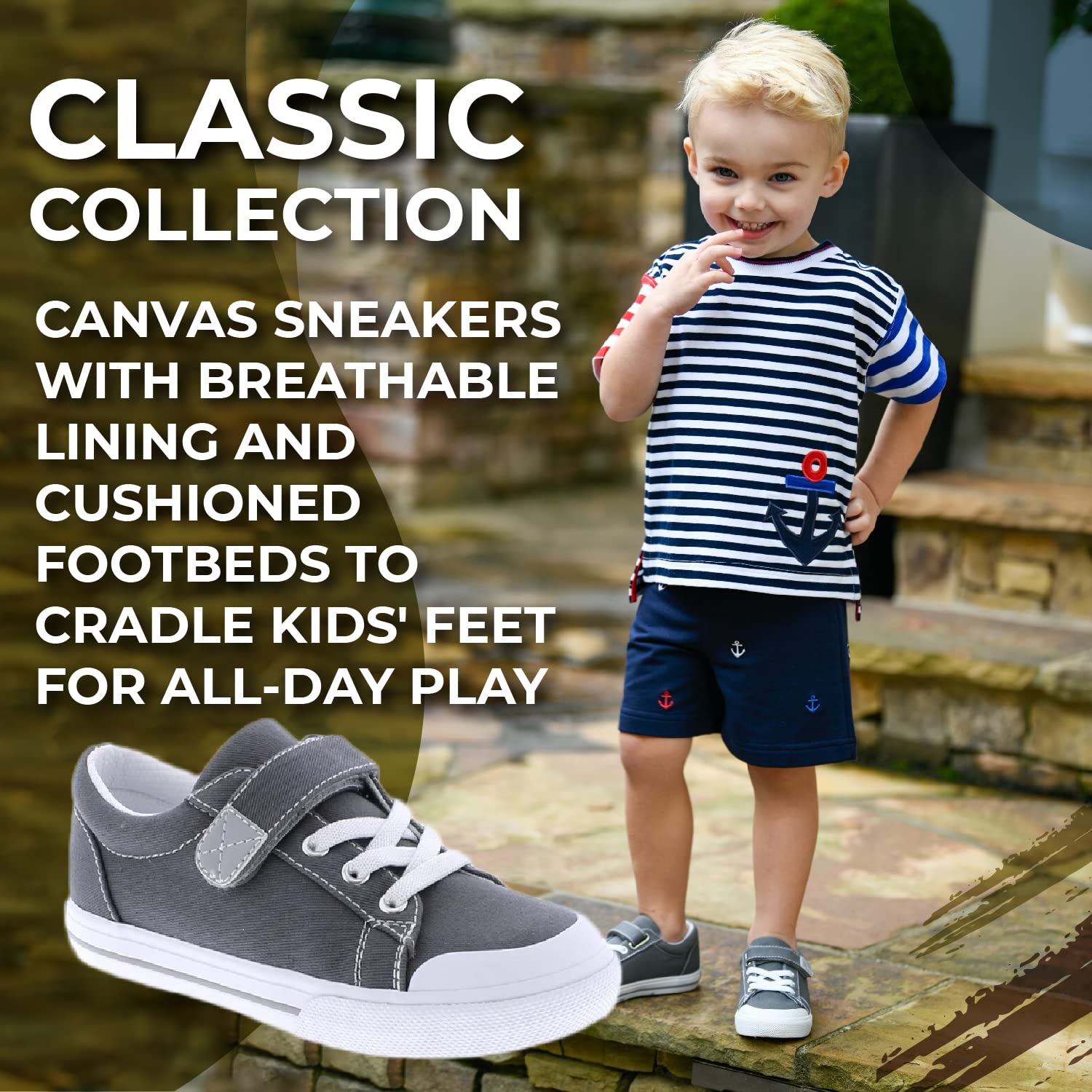 FOOTMATES Baby Boys Air Jordan Sneakers for Infants Toddlers & Little Kids - Comfortable Athletic Shoes for Playdates, School & Everyday Wear