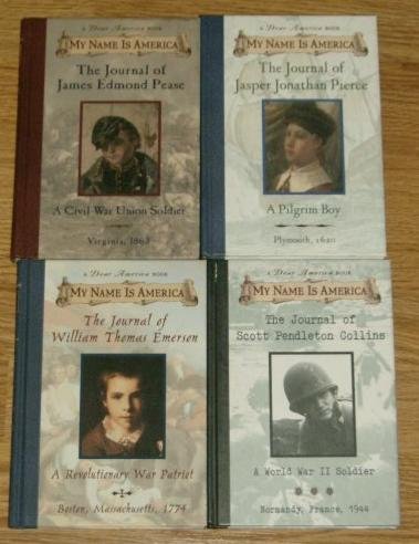 My Name is America Box Set - Historical Fiction Journals Collection (Scott Pendleton Collins, William Thomas Emerson, Jasper Jonathan Pierce, James Edmond Pease) - Perfect for Young Readers & History Enthusiasts