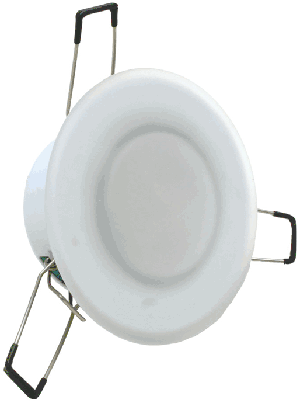 Diamond Group 52445 3-Pack White LED Downlight with Frosted Glass - Perfect for Kitchen, Bathroom, and Living Room Lighting