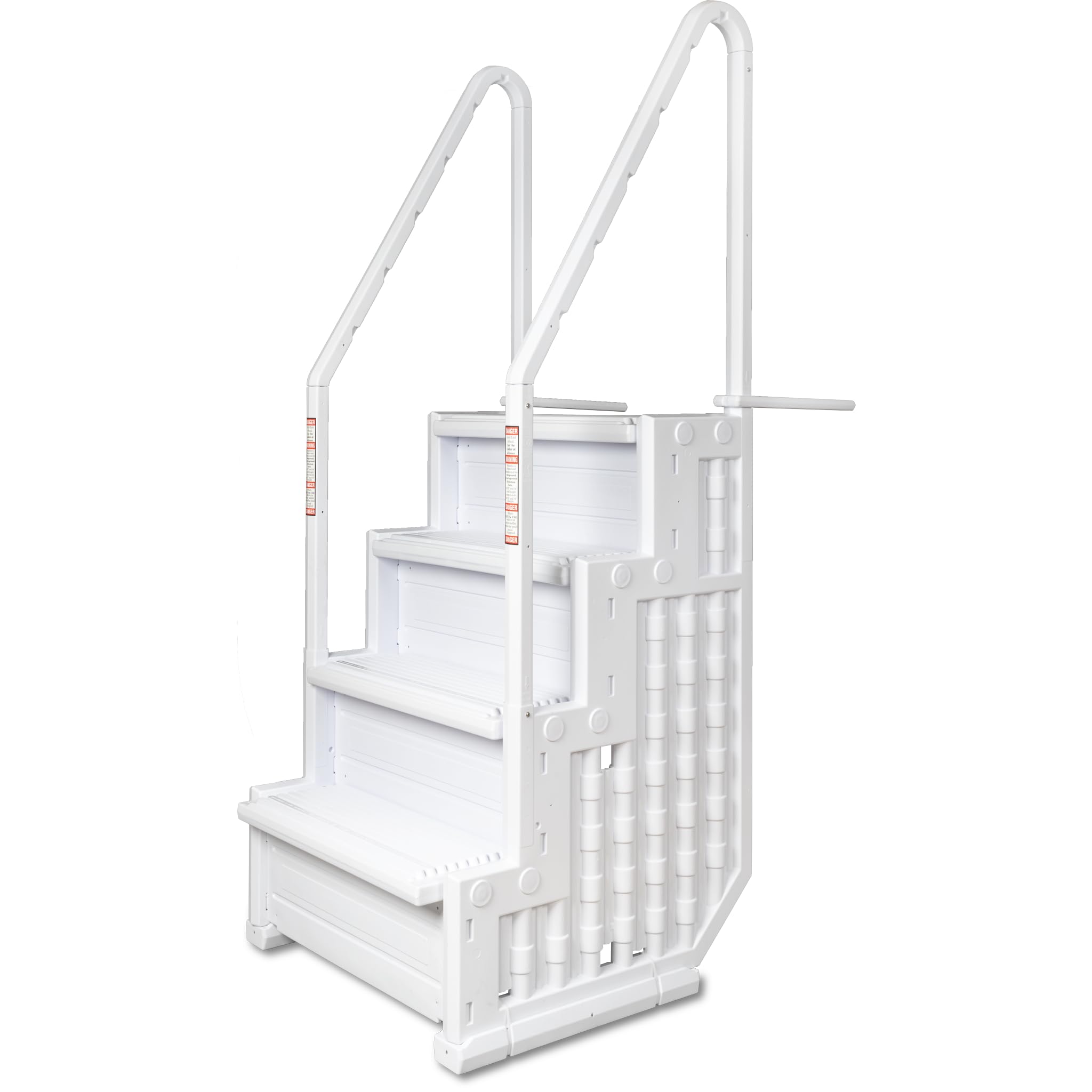 Blue Torrent Easy Pool Step Ladder for Above Ground Pools - Durable, Non-Slip Inground Swimming Pool Access Ladder with Wide Steps - Perfect for Safe Entry & Exit in Backyard, Residential, and Vacation Home Pools
