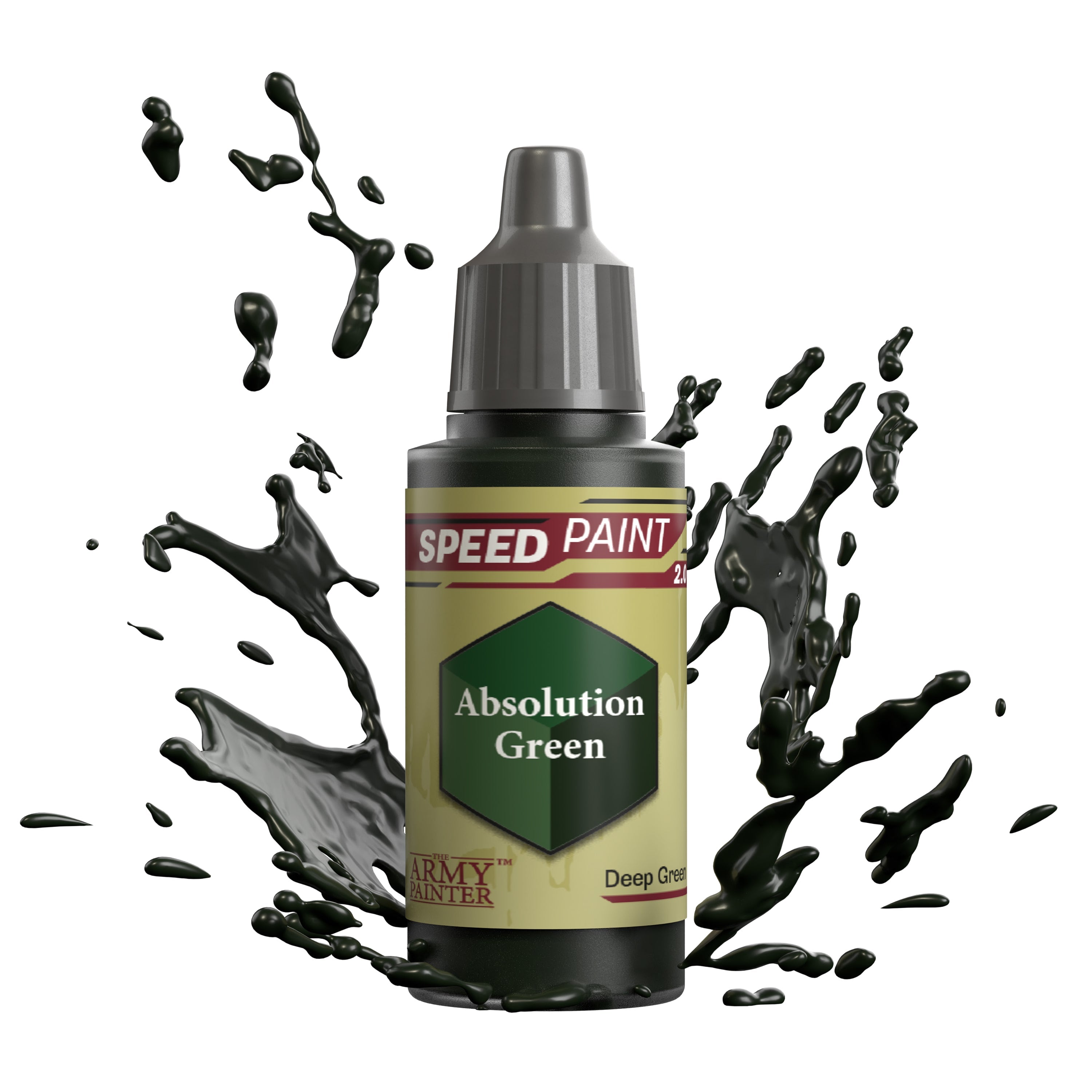 Speedpaint: Absolution Green - Fast-Drying Acrylic Paint for Miniatures & Models - Perfect for Warhammer, D&D, and Tabletop Gaming