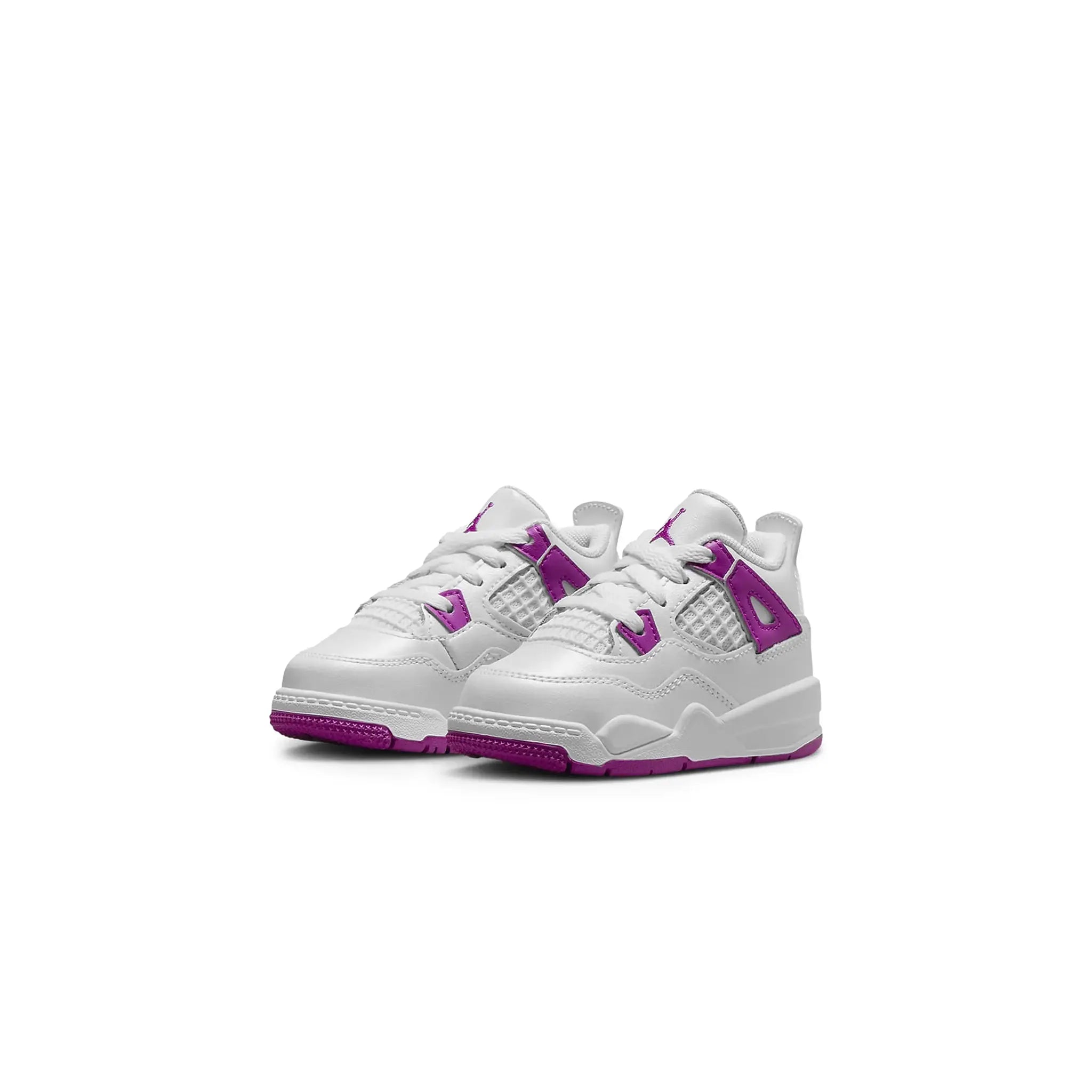 Air Jordan 4 Retro Hyper Violet (TD) Basketball Shoes for Men - Stylish Sneakers for Casual Wear, Street Fashion & Sports Performance