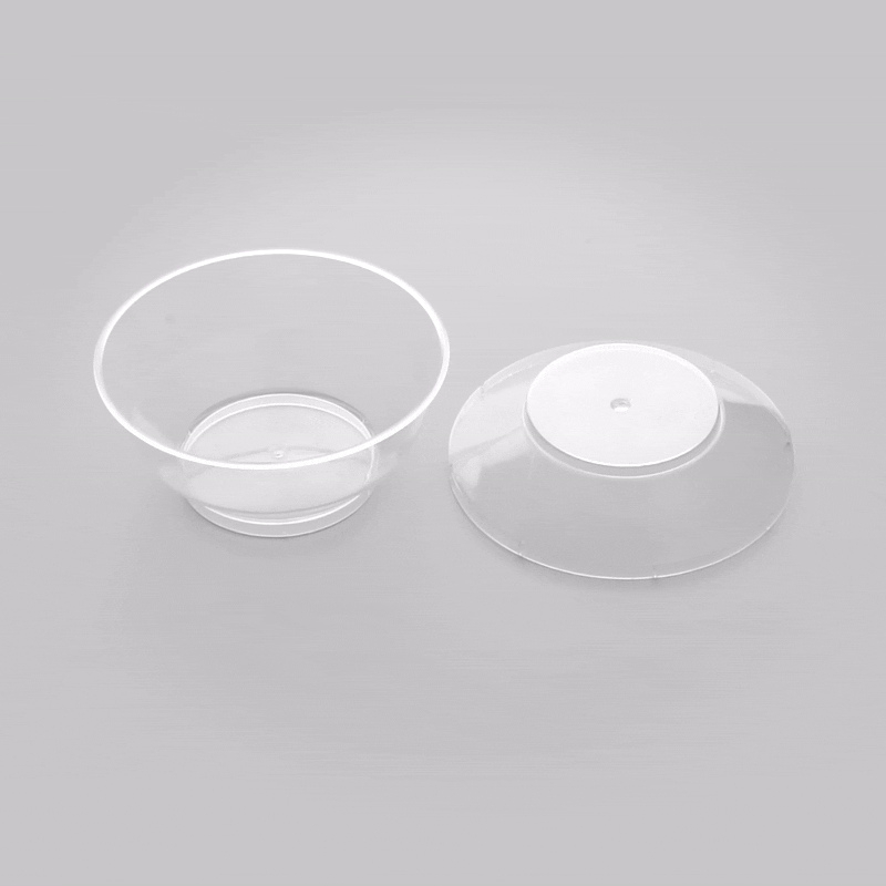 6 oz Clear Plastic Deli Containers with Lids - 10 Pack (4