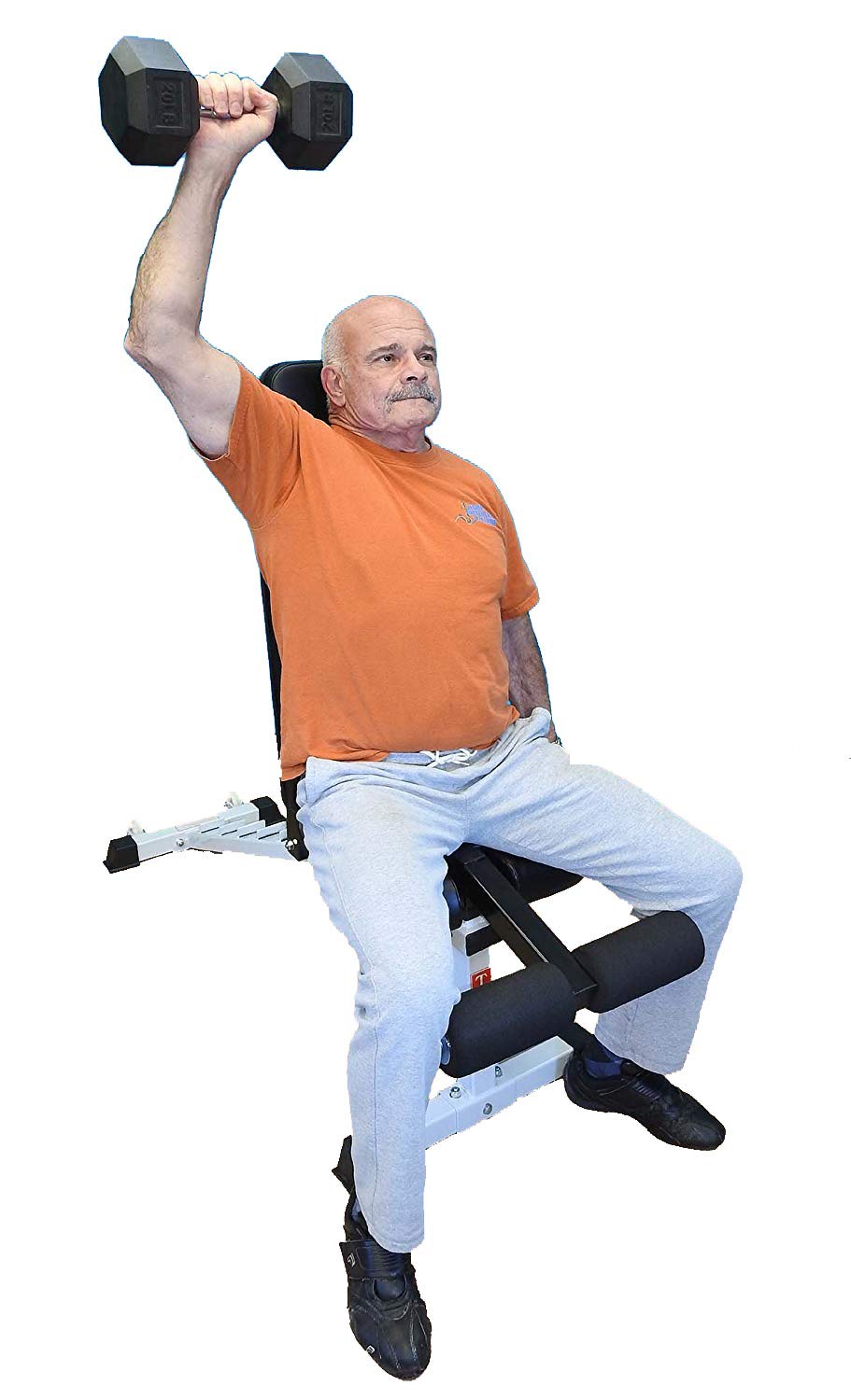 Adjustable TDS Flat Incline Decline Weight Bench - 1000 lb Capacity, 11-Gauge Steel Frame, 7 Back Positions & 4-Position Ergonomic Seat with Wheels - Perfect for Home Gym, Strength Training, and Full-Body Workouts