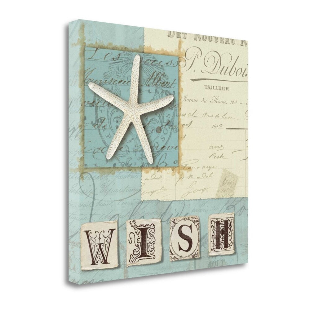 Beach Journal II By Wild Apple - Premium Giclee Print on Gallery Wrapped Canvas - Coastal Wall Art for Beach House Decor & Living Room