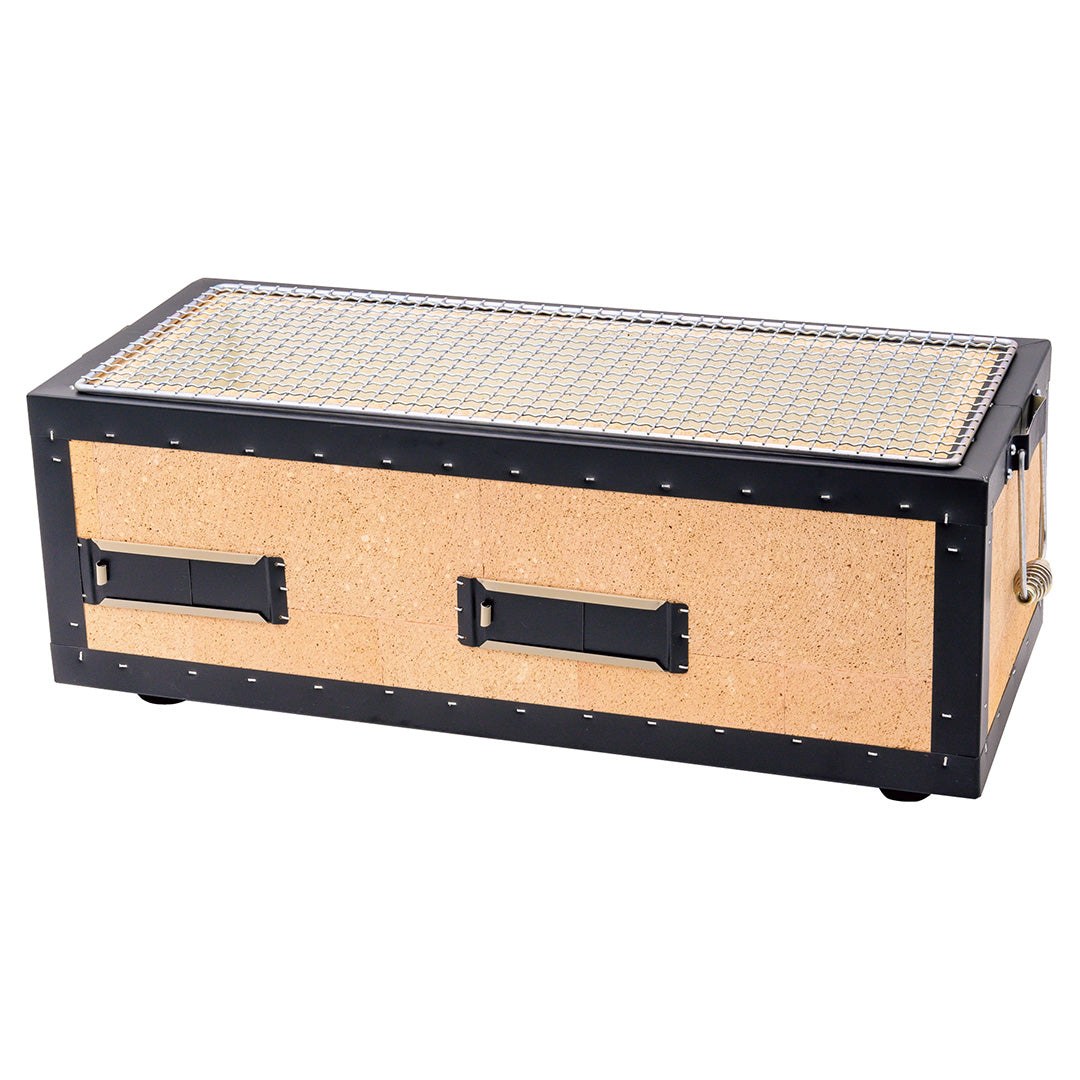 Premium Kaginushi Charcoal Konro Grill - Medium Size 21.25