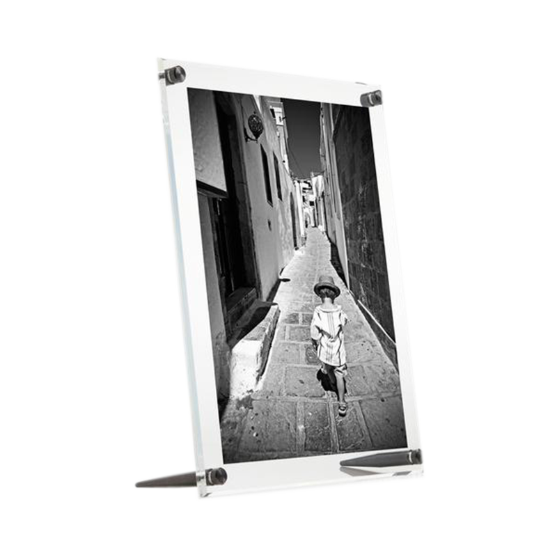Premium Acrylic Bevel Picture Frame - Shatter-Resistant Display for Photos, Artwork & Certificates - Perfect for Home, Office & Gallery Decor