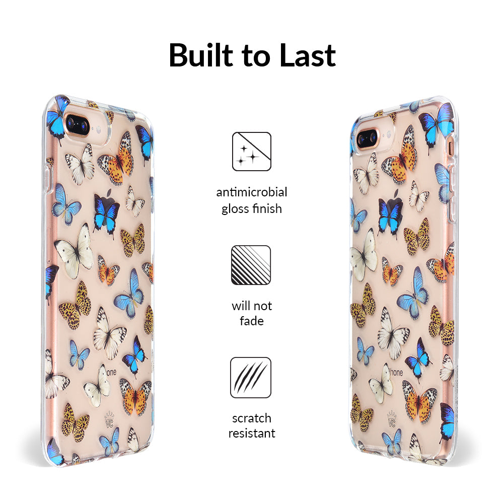 Butterfly Dreams iPhone Case - Elegant Floral Design Protective Cover for iPhone 13/14/15 - Perfect for Everyday Use, Travel & Gifting