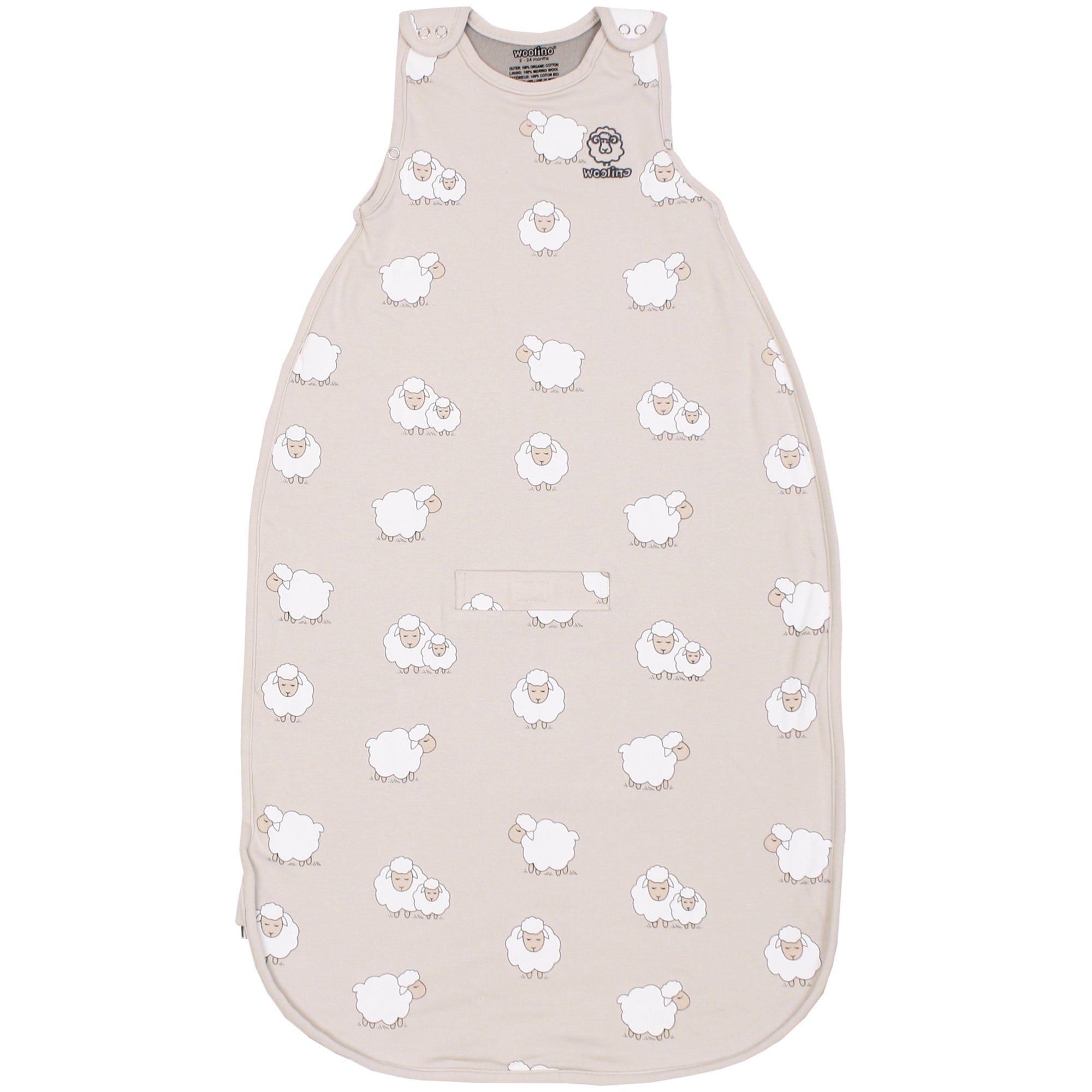 4 Season Ultimate Toddler Sleep Bag - Merino Wool & Organic Cotton for Kids 2-4 Years - Soft Sheep Design for Cozy Nights - Perfect for Nursery, Daycare & Travel