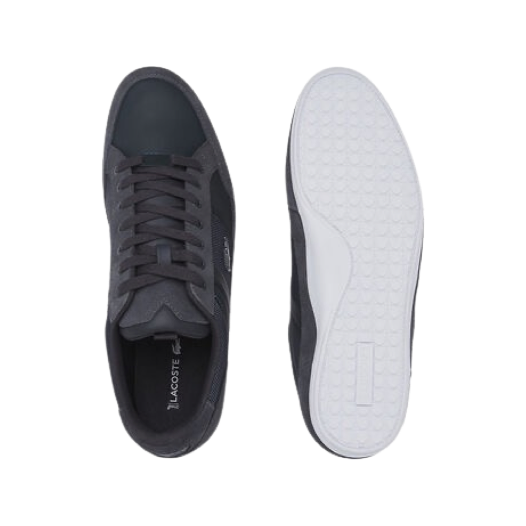 Lacoste Chaymon 222 CMA Sneakers - Dark Grey & White Men's Casual Shoes for Walking, Running & Everyday Wear