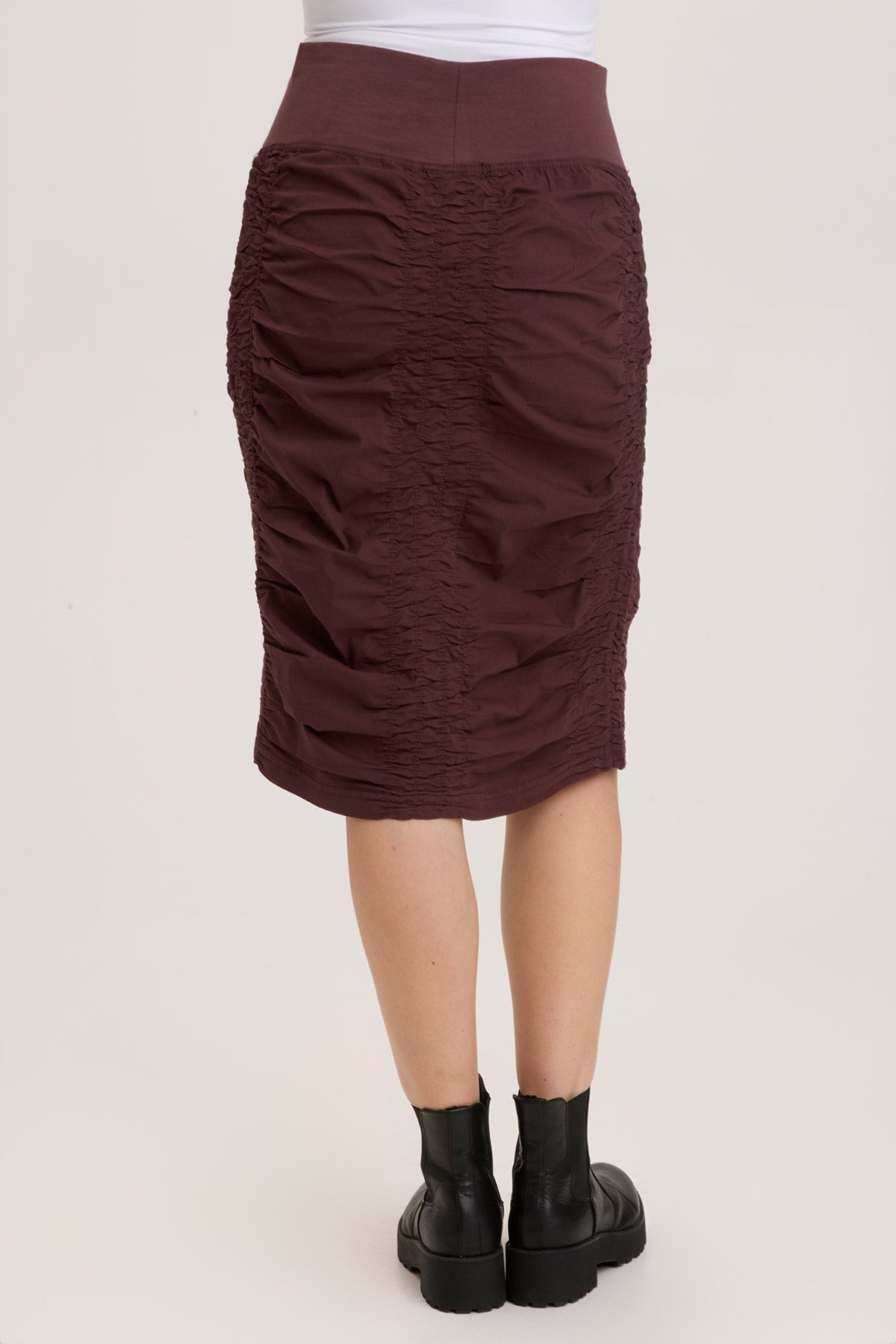 High Waist Midi Tracer Skirt for Women - Stretchy Bodycon Pencil Skirt with Side Slits, Perfect for Office, Party & Date Night Outfits