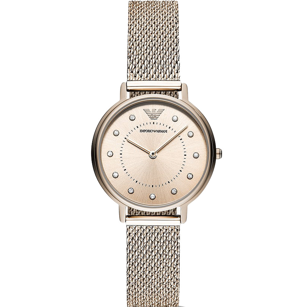 Emporio Armani AR11129 Women's Luxury Watch - Stylish Analog Wristwatch with Stainless Steel Band for Business, Party & Everyday Wear