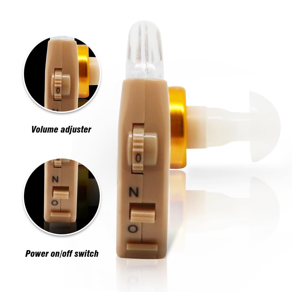 Digital Hearing Amplifier for Hearing Impaired - In-Ear Sound Enhancer for Clear Conversations, TV & Music | Ideal for Seniors & Hearing Loss
