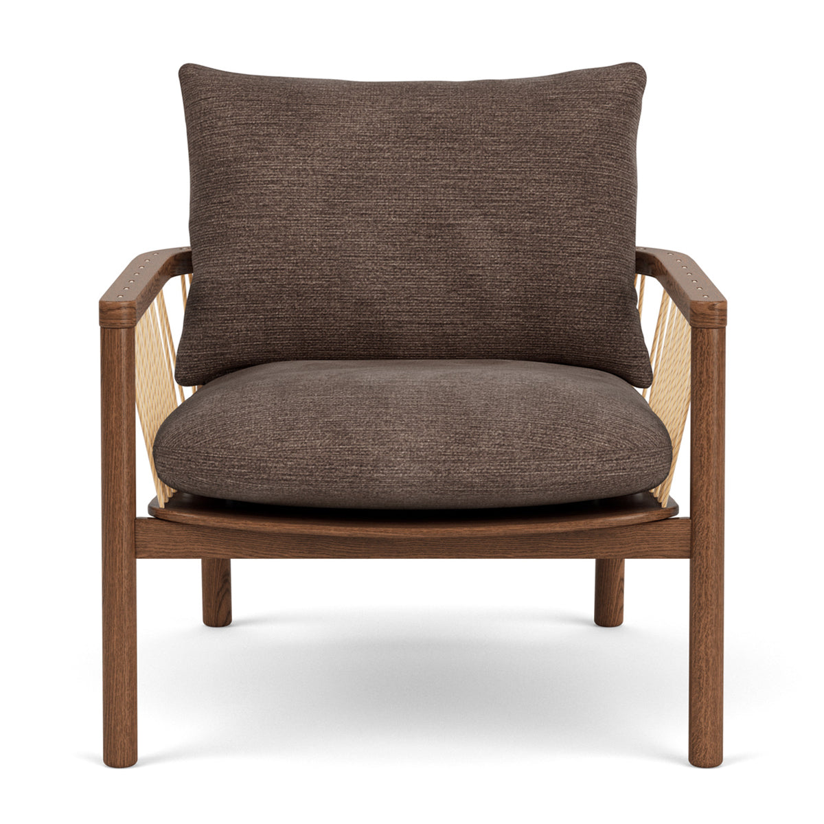 Enzo Fabric Armchair - Modern Upholstered Accent Chair for Living Room, Bedroom & Office - Comfortable Lounge Chair with Sturdy Wooden Legs - Perfect for Relaxing, Reading & Decorating