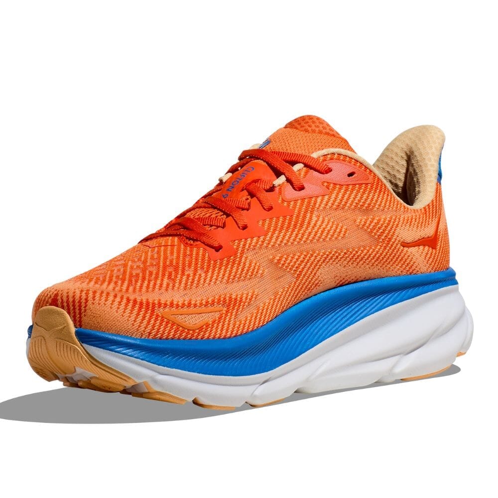 Hoka Men's Clifton 9 Wide Running Shoes - Lightweight Cushioned Sneakers for Road & Trail | Perfect for Jogging, Gym Workouts & Daily Walking