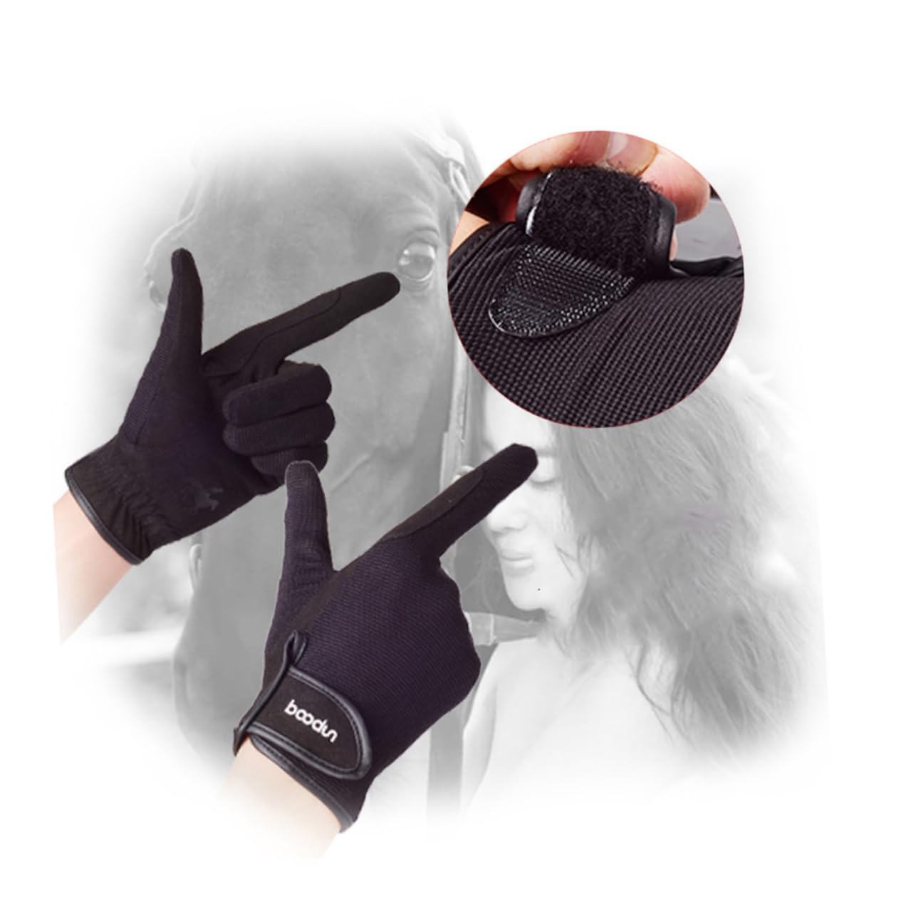 BESPORTBLE 3 Pairs Workout Gloves - Breathable Cycling Gloves for Men & Women, Non-Slip Equestrian Riding Gloves - Perfect for Biking, Gym Training & Horseback Riding