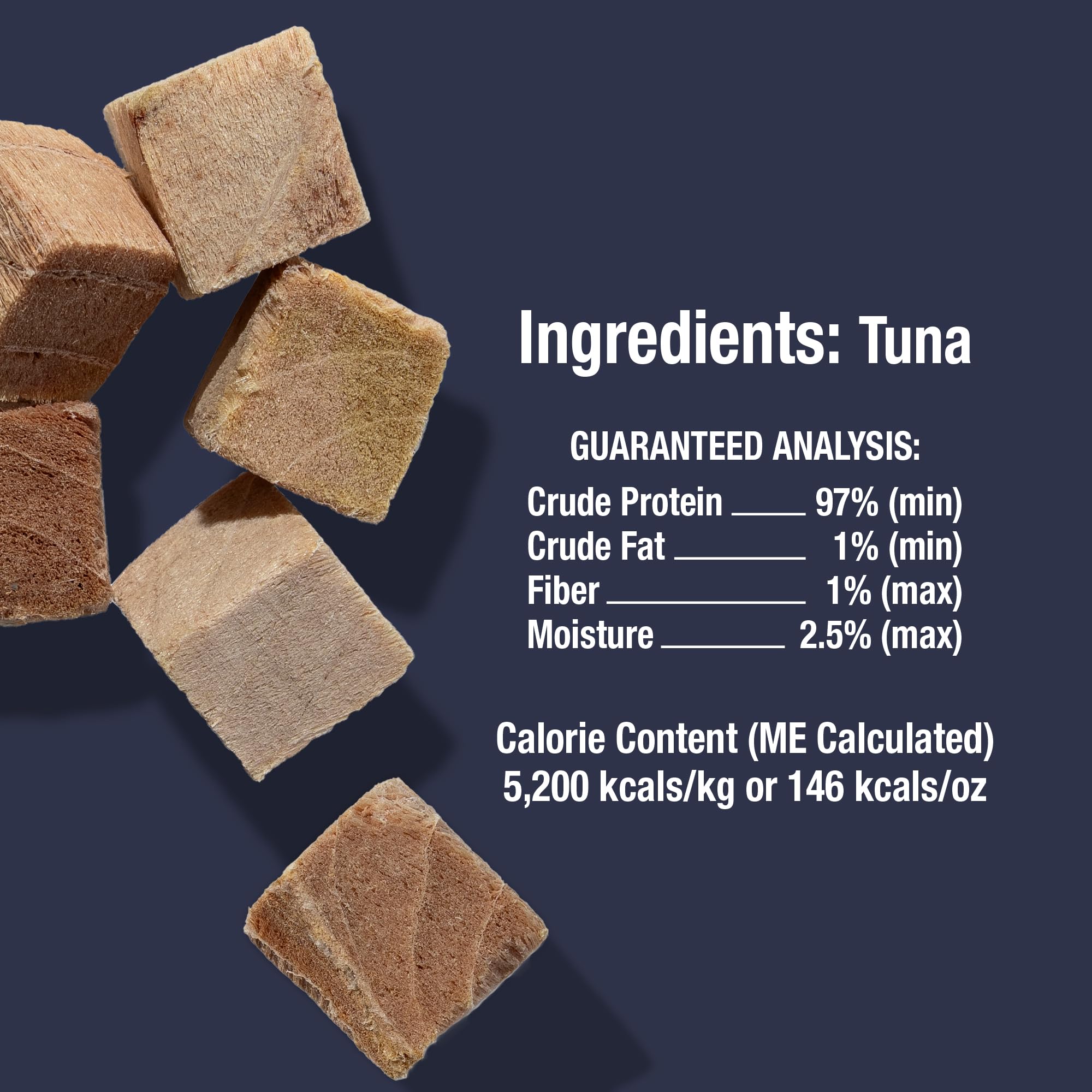 Premium Freeze-Dried Tuna Cat Treats - Human-Grade, High-Protein Snacks for Training & Health - USA-Made Natural Cat Food Topper - 3 oz (Pack of 1) - Perfect for Rewards, Training & Mealtime Boosts
