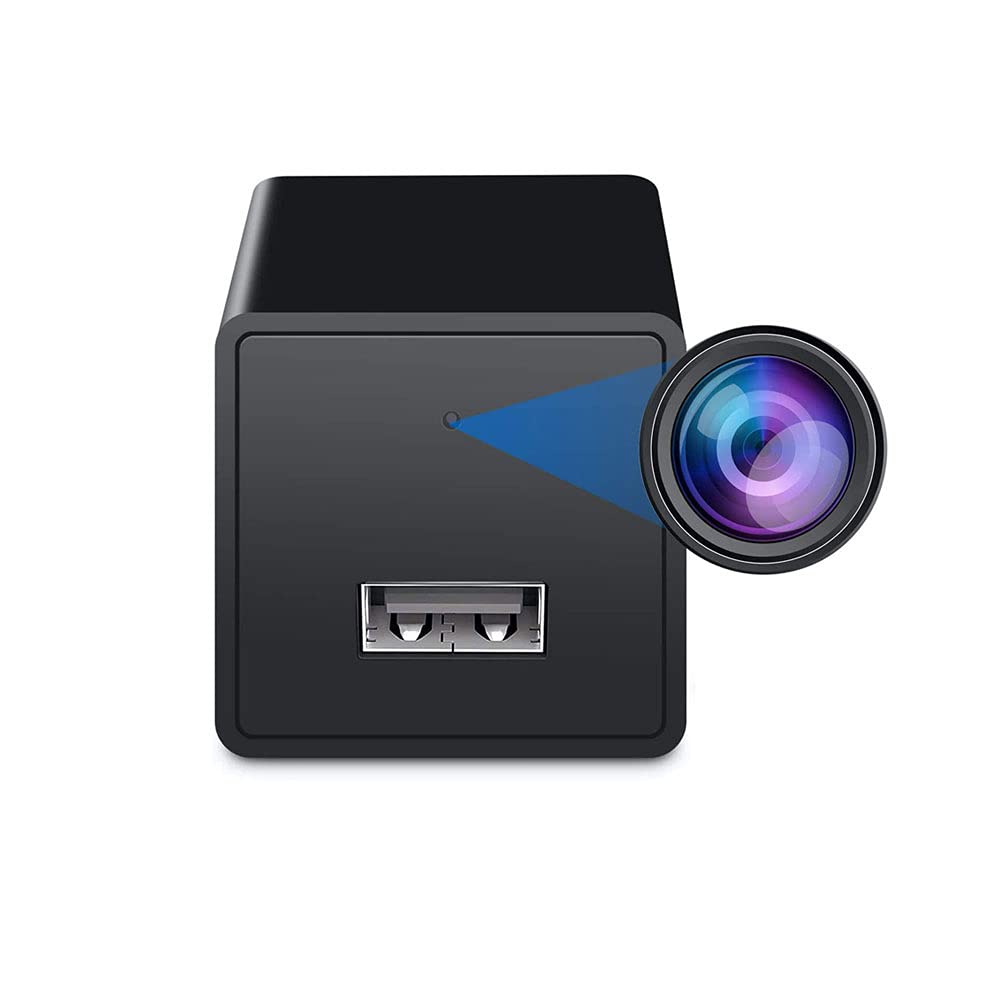 MicroGEcam Spy Camera USB Charger - Hidden Wall Plug Camera with 1080P HD, Wireless Nanny Cam & Home Security Camera, Motion Activated - Perfect for Home, Office, and Travel Surveillance