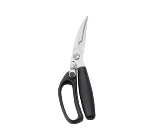 TableCraft E6607 Poultry Shears with Soft Grip - Heavy Duty Kitchen Scissors for Cutting Chicken, Turkey & Bones (Pack of 10) - Perfect for Restaurants, Butchers & Home Cooking